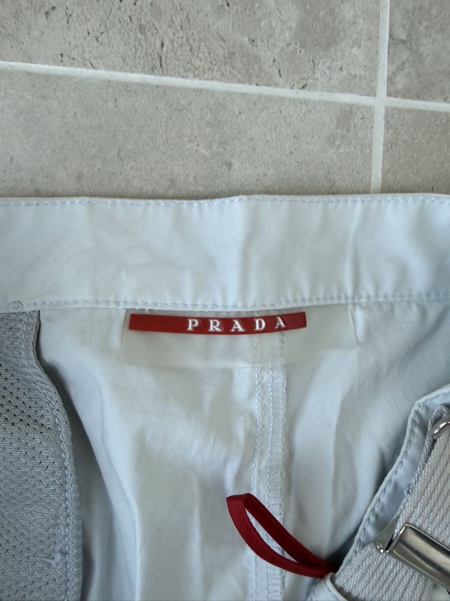 Prada 🔥Vintage Prada Uomo Luna Rossa White Pants Size US 36 / EU 52 - 8 Thumbnail