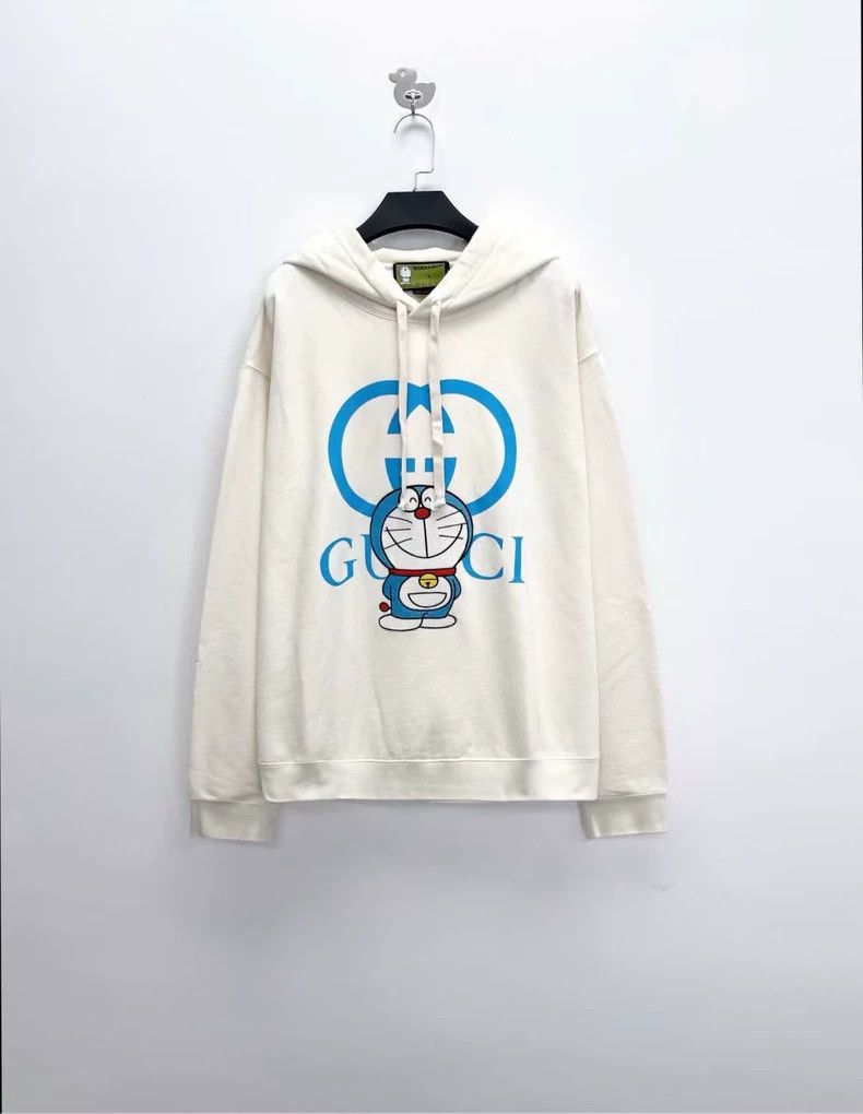 Gucci Gucci x Doraemon Embroidered Hoodie Size US XL / EU 56 / 4 - 1 Thumbnail
