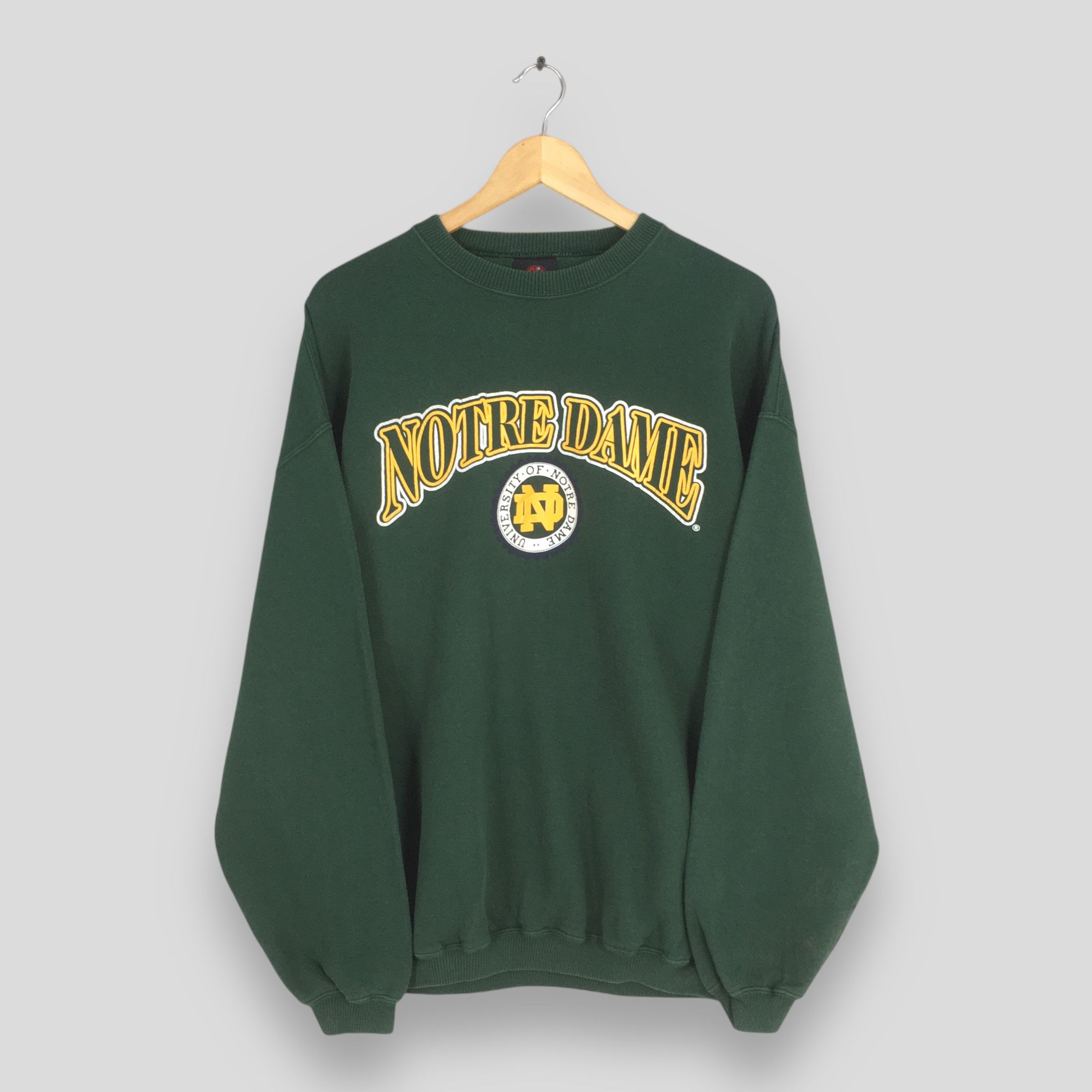 NCAA × Vintage Vintage University Notre Dame Sweatshirt XLarge Size US XL / EU 56 / 4 - 1 Thumbnail
