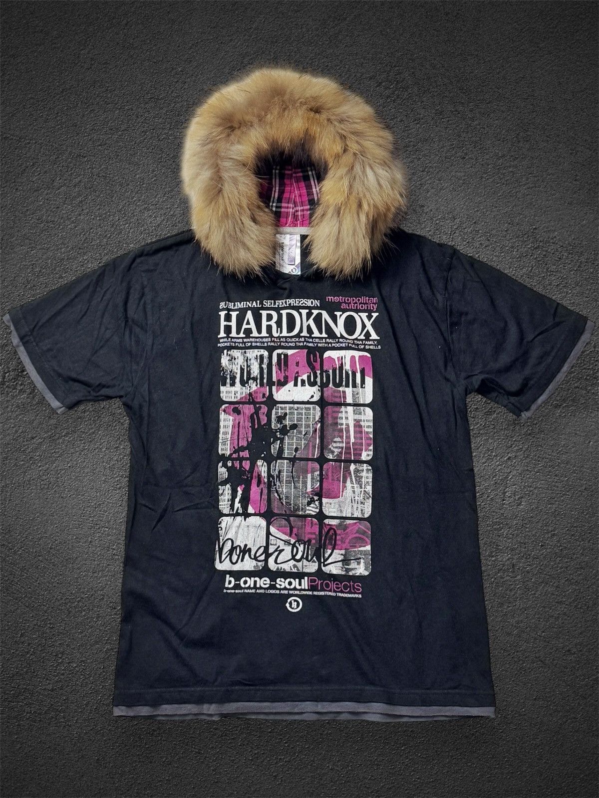 If Six Was Nine × Japanese Brand × Le Grande Bleu (L.G.B.) Fur Hoodie Bonesoul Short Sleeve Japanese Styled Size US M / EU 48-50 / 2 - 1 Thumbnail