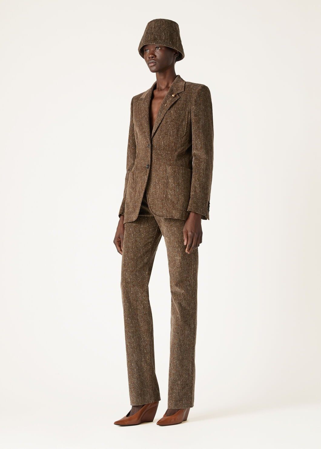 Loro Piana o1srvl11e0825 FAO5127 Eleanor Jacket in Brown Size M / US 6-8 / IT 42-44 - 2 Thumbnail