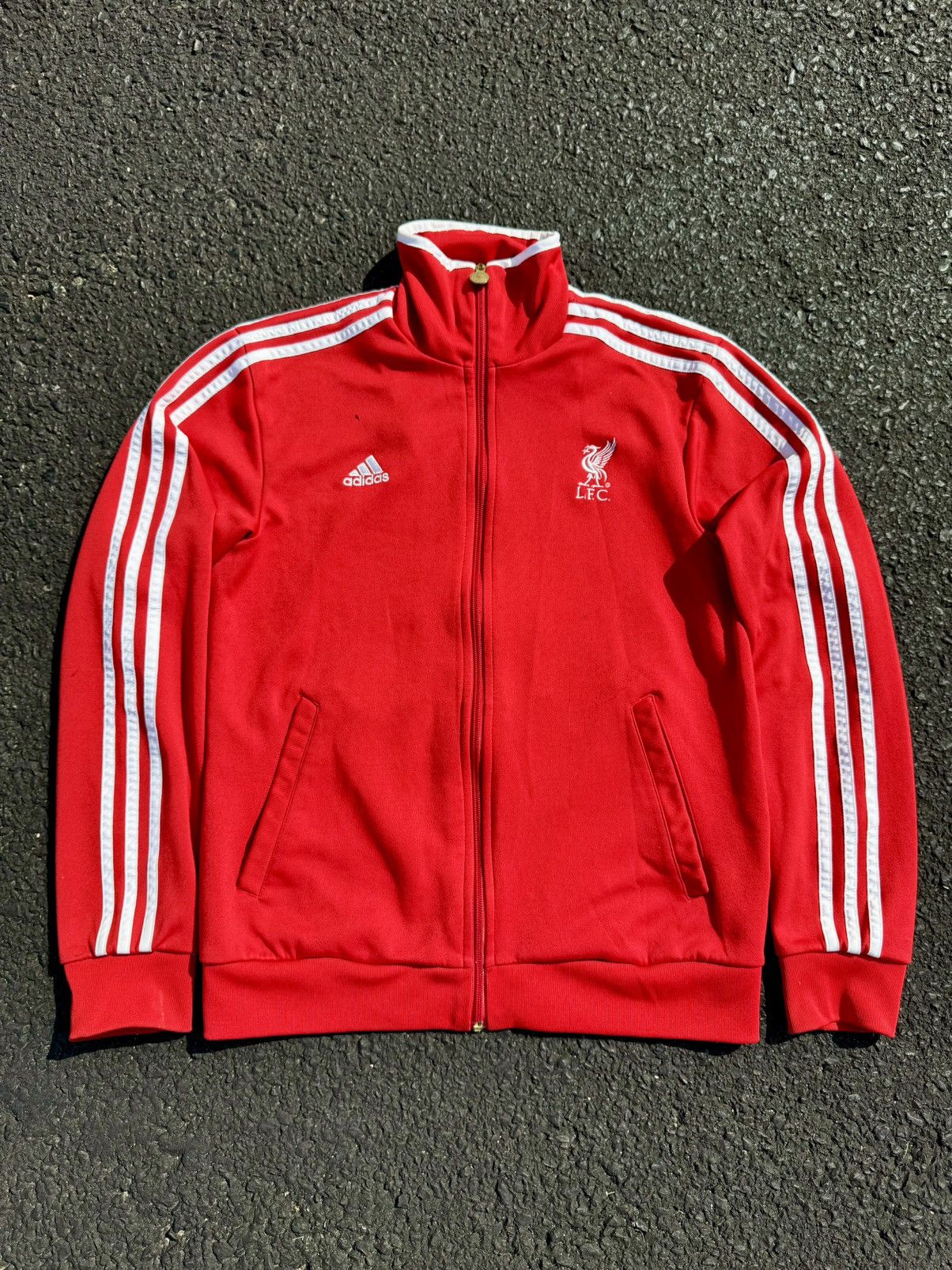 Adidas × Vintage 2010 Adidas Liverpool Gerard Soccer Team Track Jacket Size US S / EU 44-46 / 1 - 4 Thumbnail