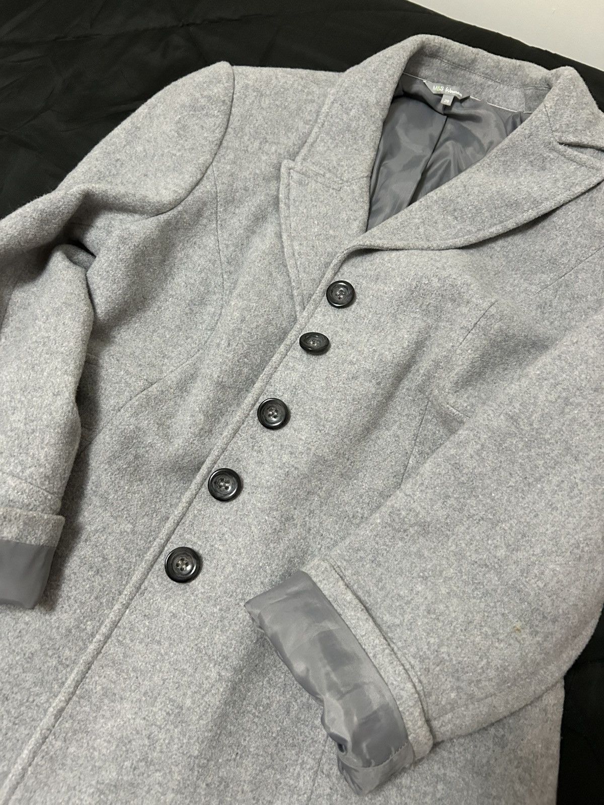 Vintage Size 20 gray trenchcoat! Fits like a XL! Size XXL / US 16-18 / IT 52-54 - 2 Thumbnail