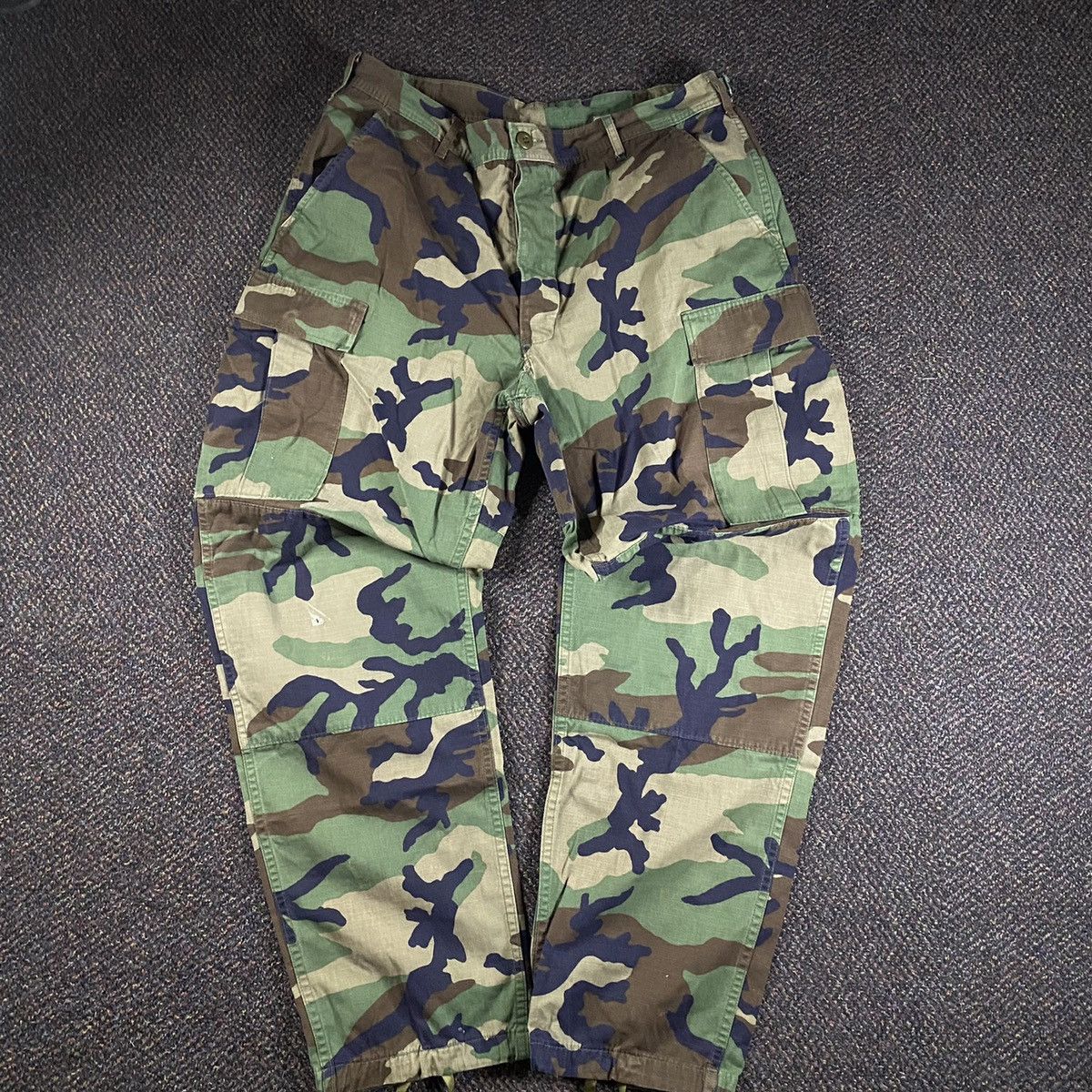 Vintage Vintage Military BDU Cargo Trousers Size US 36 / EU 52 - 1 Thumbnail
