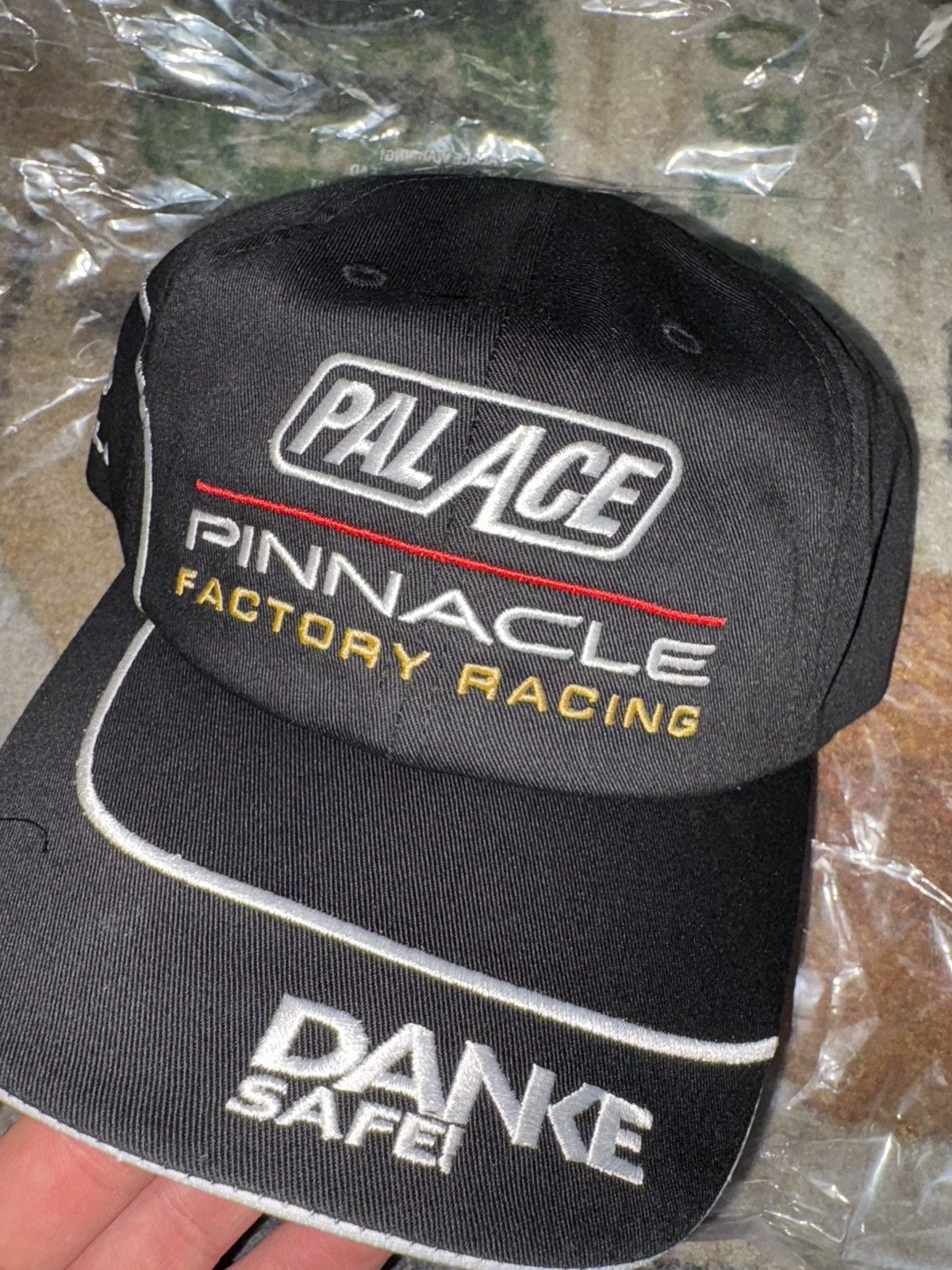 Palace Palace Danke 6-Panel Cap Black Size ONE SIZE - 2 Thumbnail
