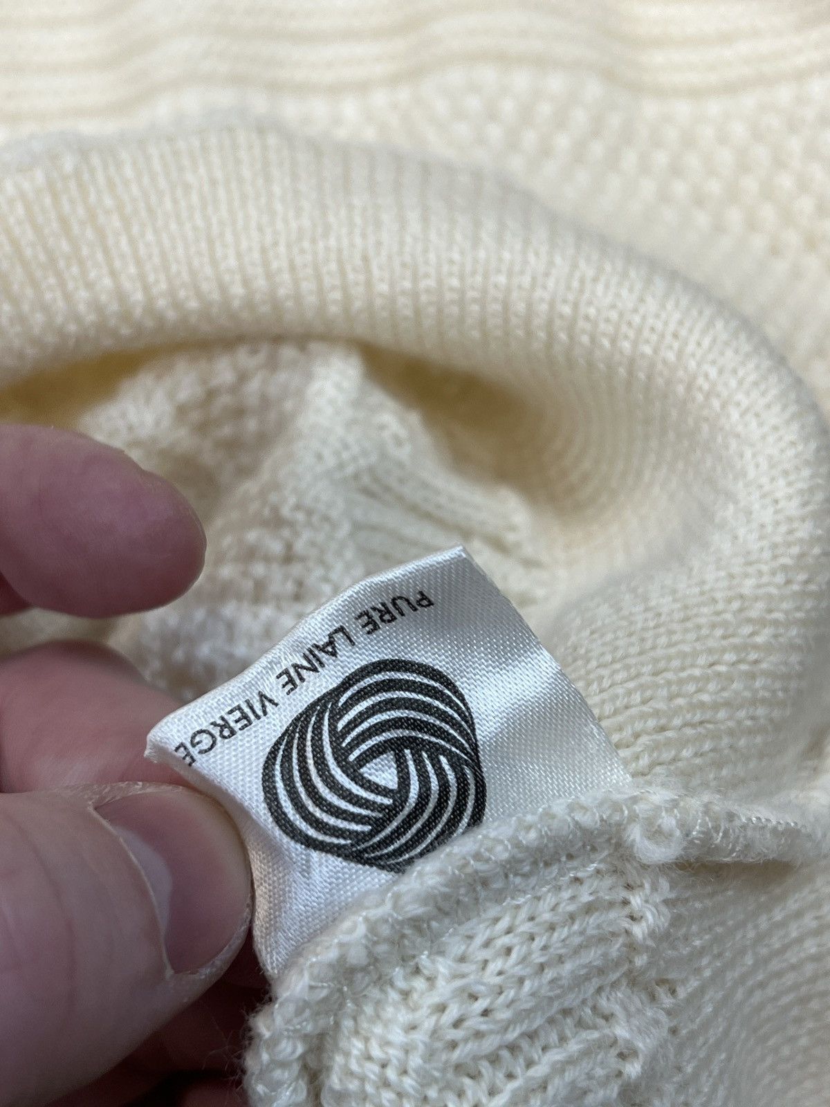 Lacoste Vintage 90s Lacoste Wool acryl Knit yellow Sweater Size US XL / EU 56 / 4 - 7 Thumbnail