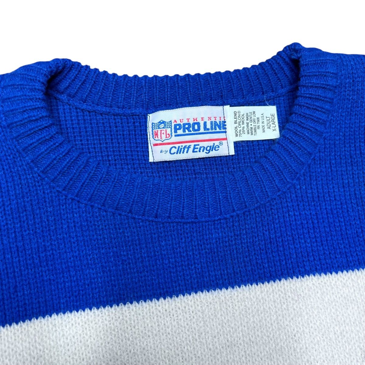 NFL Vtg 1992 NFL Minneapolis Super Bowl XXVI Cliff Engle Sweater Size US XL / EU 56 / 4 - 2 Thumbnail