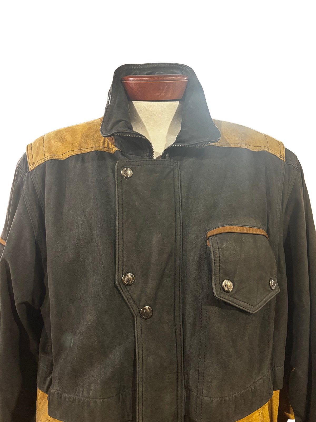 Other Men’s vintage genuine leather Jacket.mj4040 Size US L / EU 52-54 / 3 - 2 Thumbnail