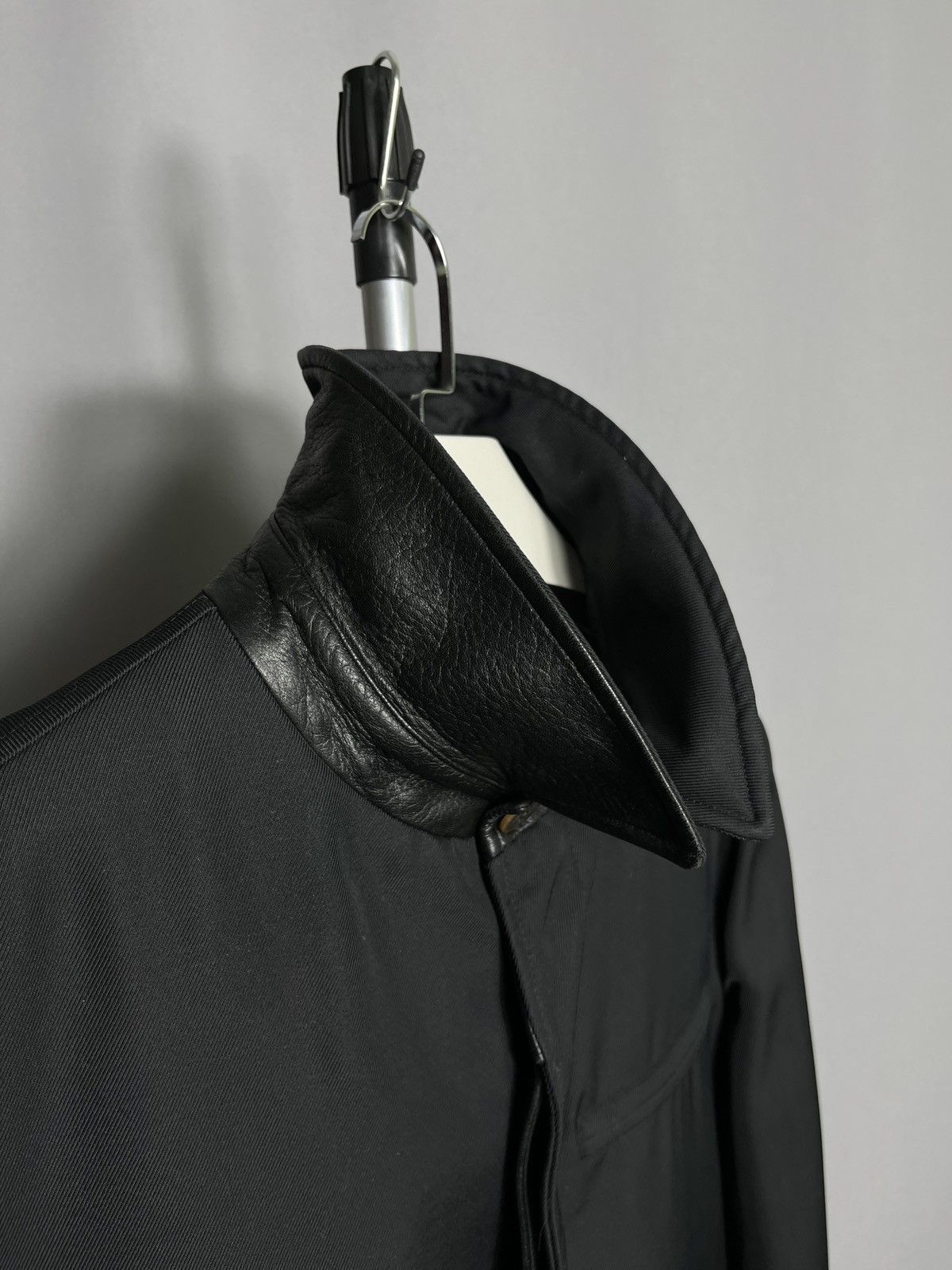 Bally bally mens jacket pe-papua black wool leather coat y2k Size US L / EU 52-54 / 3 - 10 Thumbnail
