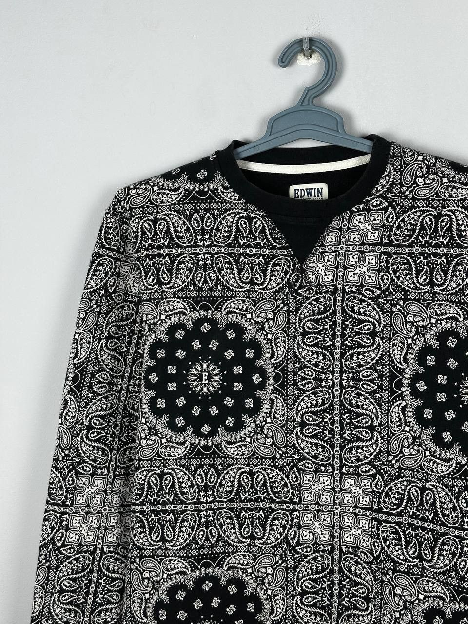 Edwin Edwin Bandana Paisley Black Sweatshirt Streetwear Size US M / EU 48-50 / 2 - 3 Thumbnail