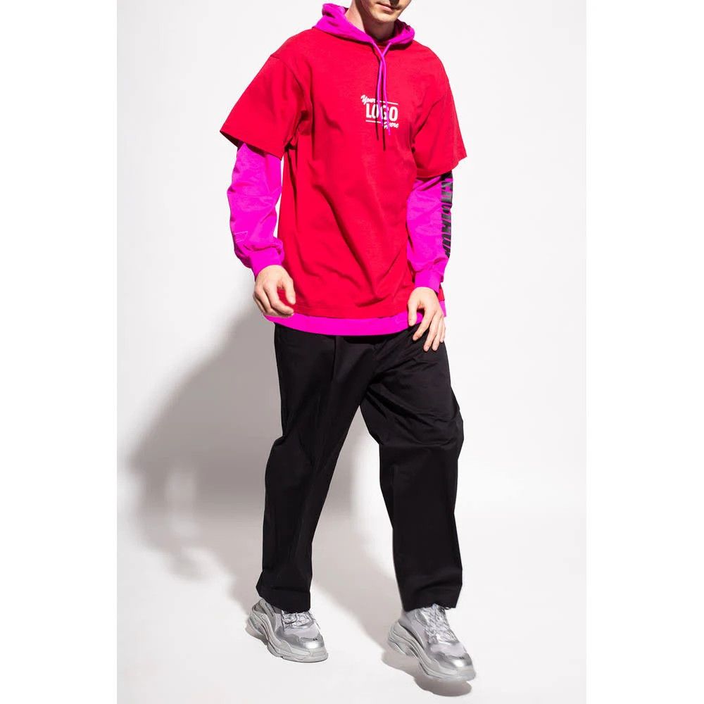Balenciaga o1mle0424 Your Logo Here Hooded in Pink Size US XS / EU 42 / 0 - 10 Thumbnail
