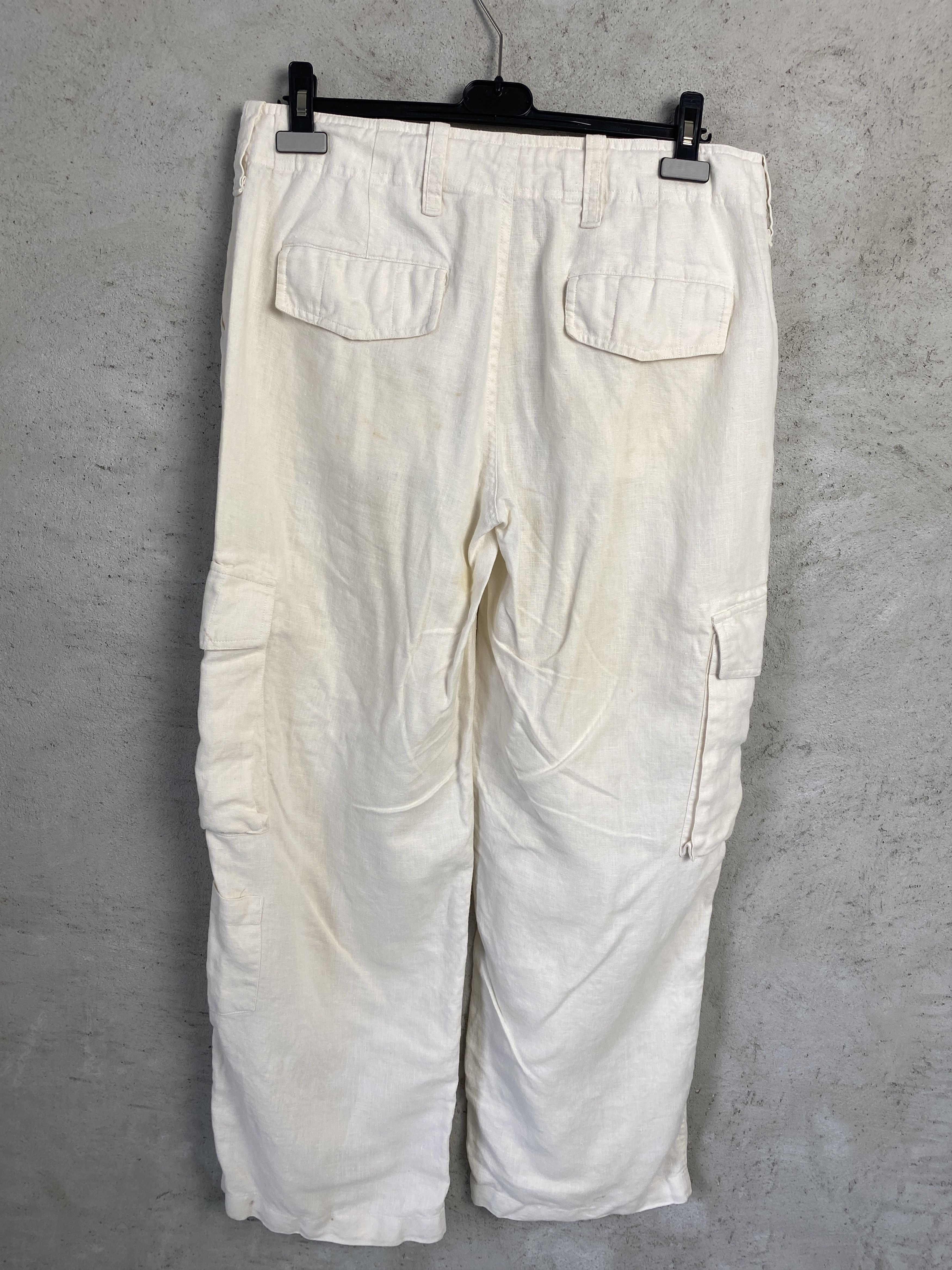 Burberry Burberry linen casual pants pockets Size US 33 - 3 Thumbnail
