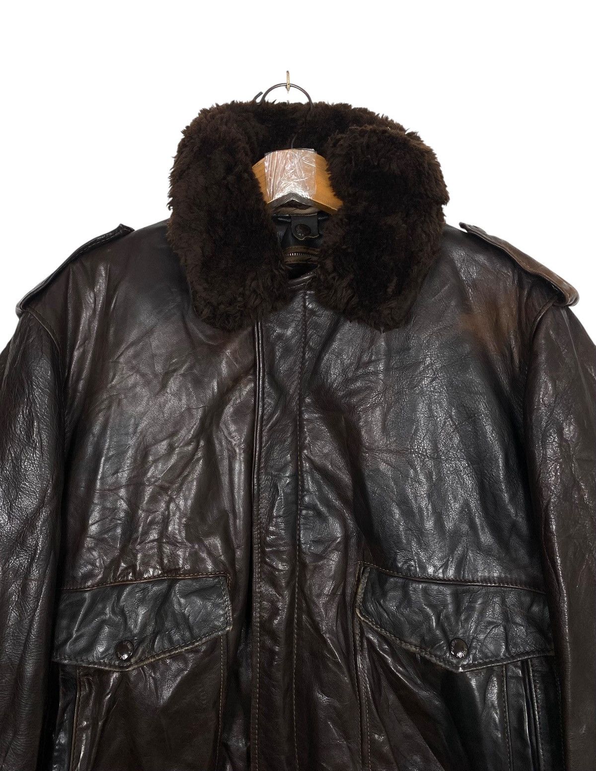 Schott Rare‼️ Vtg Schott N.Y.C G-1 Bomber Leather Fur Collar Usa Size US M / EU 48-50 / 2 - 4 Thumbnail