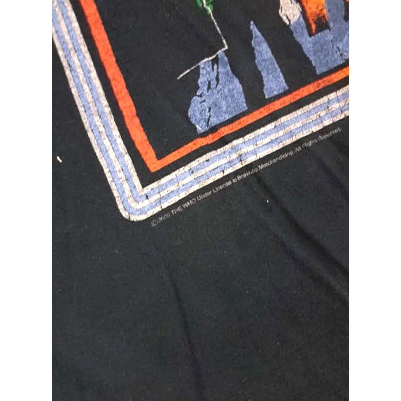 X-LARGE The Who Bids Farewell Rock Roll Shirt Black Stressed X-Large Merch Size US XL / EU 56 / 4 - 8 Thumbnail