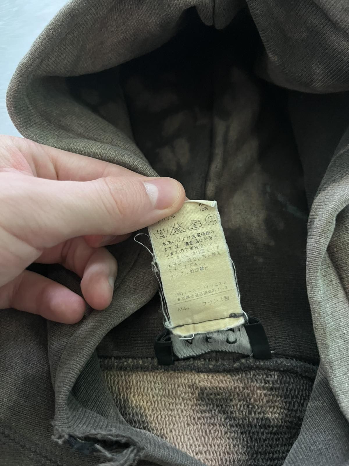 A.P.C. A.P.C Vintage Brown Custom Hoodie Streetwear Size US L / EU 52-54 / 3 - 12 Thumbnail