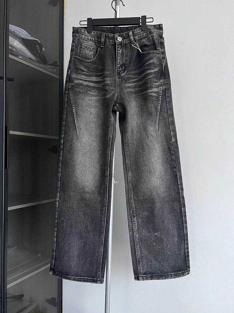 Jean xz y2k baggy loose washed faded yuppie jeans Size US 34 / EU 50 - 5 Thumbnail