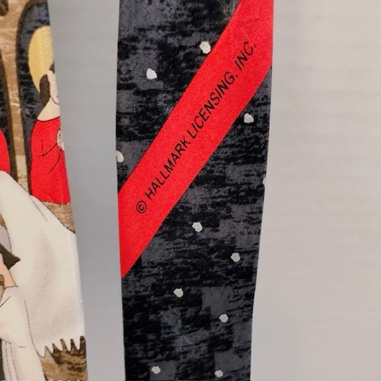 Other Hallmark Holiday Traditions Neck Tie, Nativity Black/Red Size ONE SIZE - 7 Thumbnail