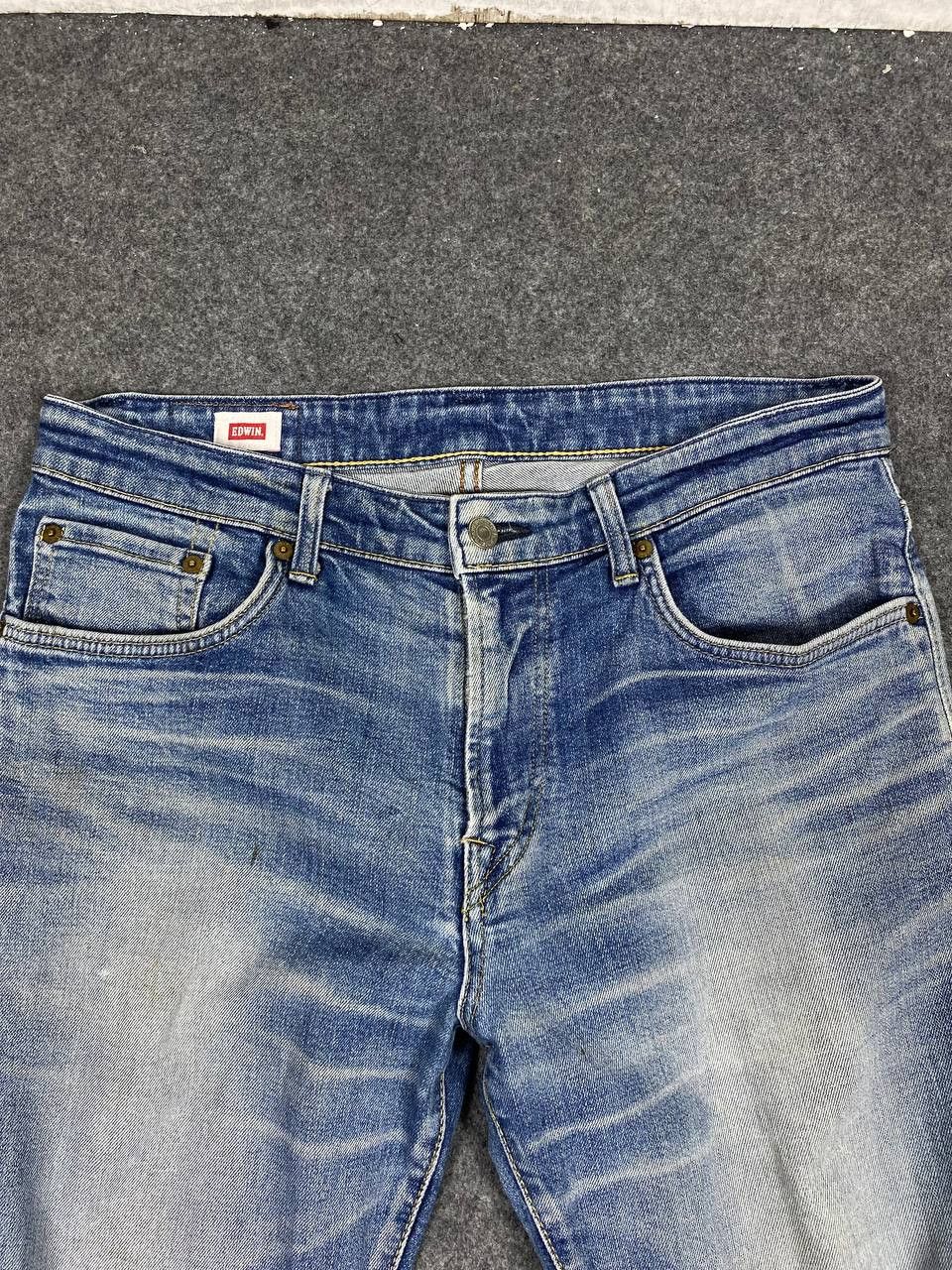 Edwin vintage edwin japan distressed denim Size US 35 - 7 Thumbnail