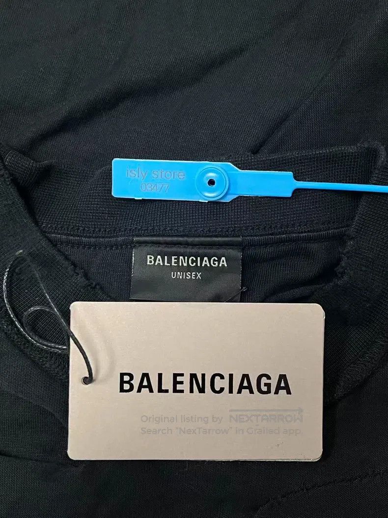Balenciaga Balenciaga Letter Print Crew Neck Short Sleeve T-Shirt Size US S / EU 44-46 / 1 - 4 Thumbnail