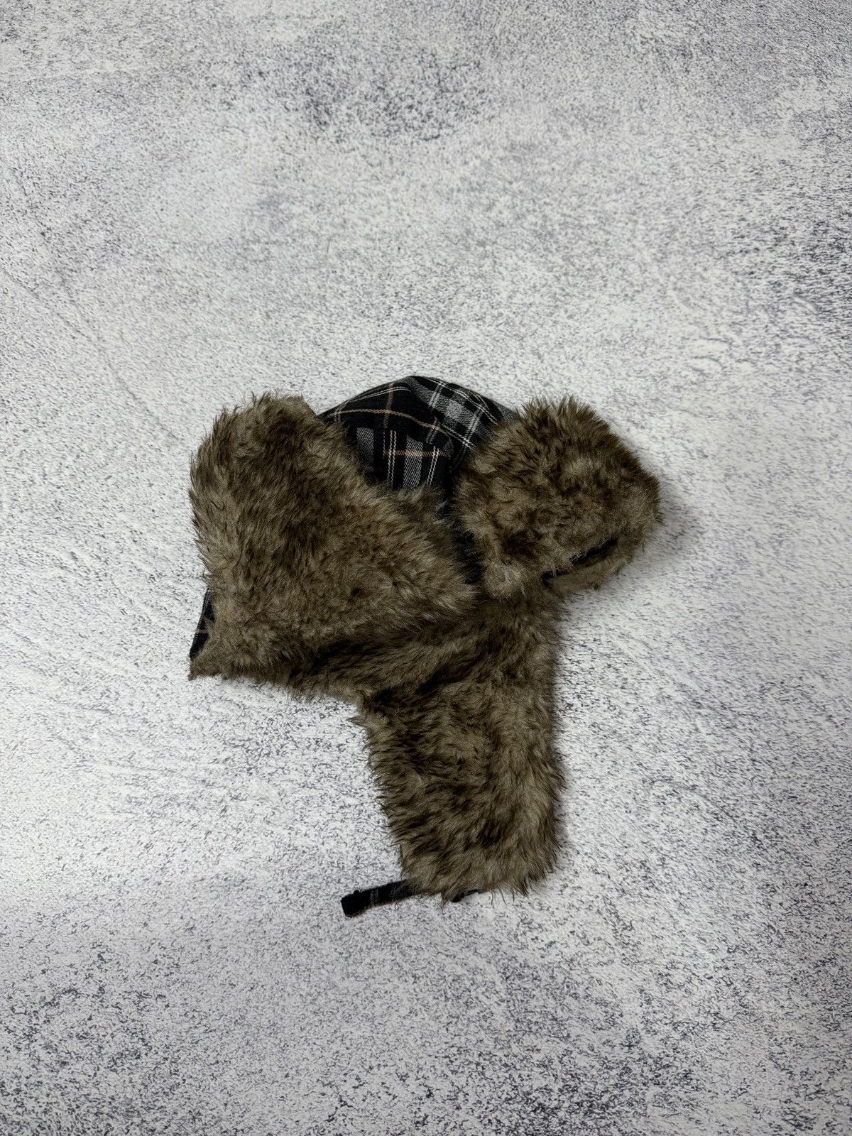Japanese Brand Y2K Fuzzy Fur Trapper Alt Mohair Cute Hat Ushanka Size ONE SIZE - 7 Thumbnail