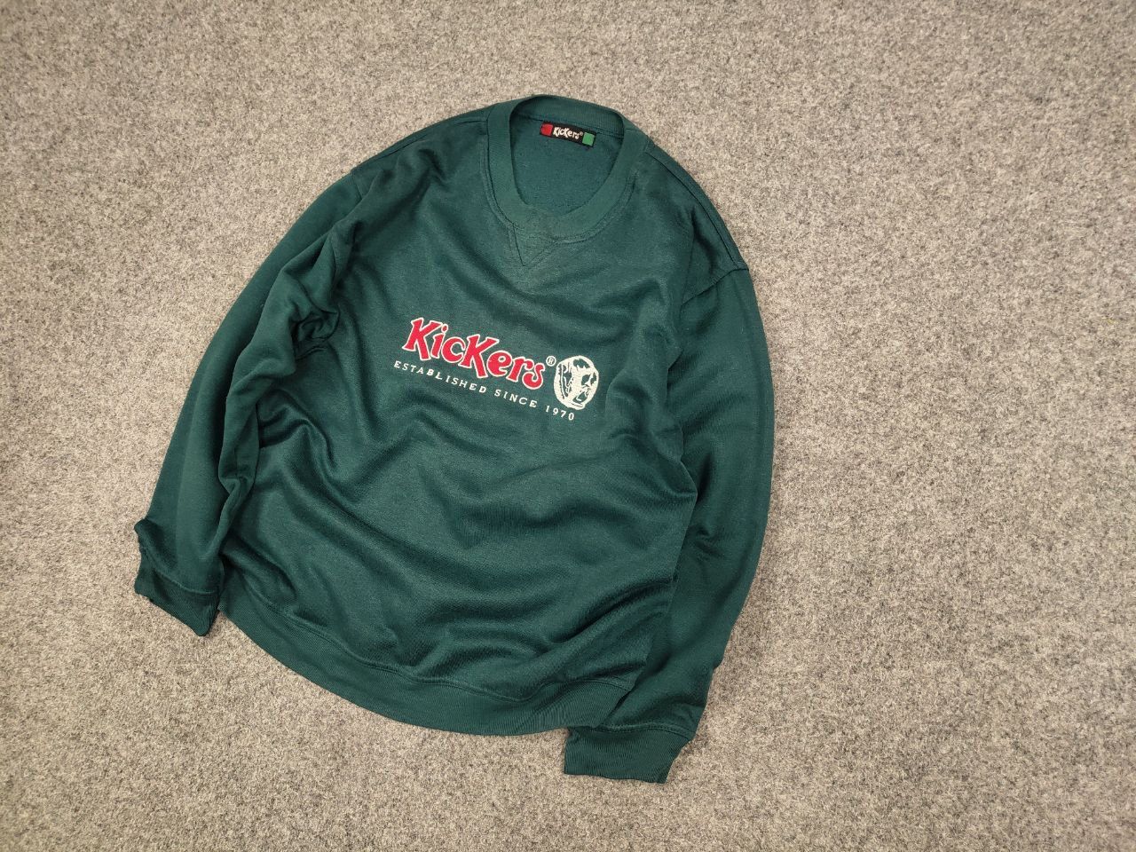 Kickers Vintage KicKers embroidered Emerald Sweatshirt Y2K Style Size US M / EU 48-50 / 2 - 3 Thumbnail