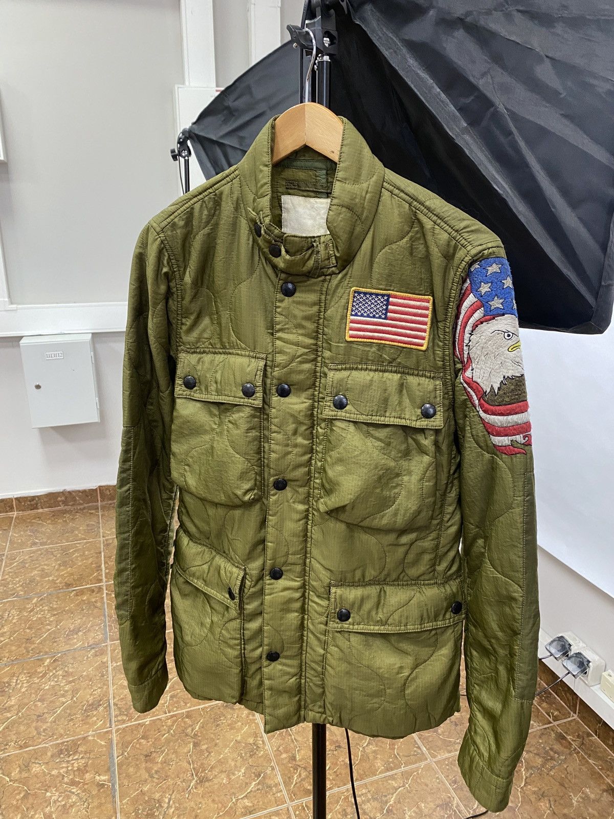 image of Denim And Supply Ralph Lauren x Polo Ralph Lauren Denim Supply Ralph Laurent Usa Flag Army Military