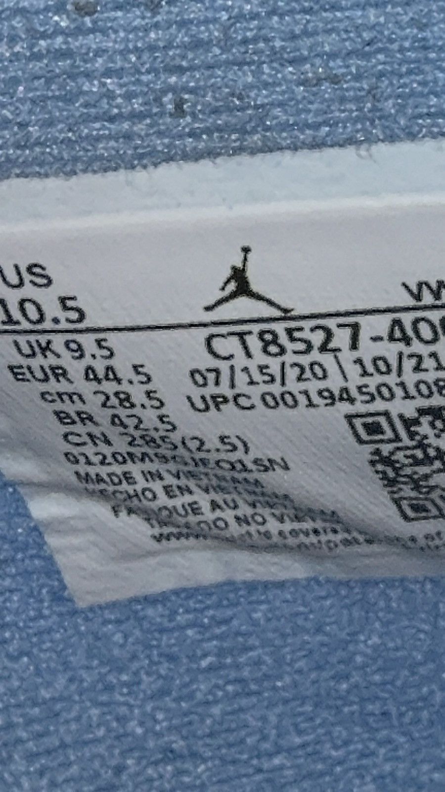 Jordan Brand Jordan 4 University blue/UNC size 10.5 Size US 10.5 / EU 43-44 - 6 Thumbnail