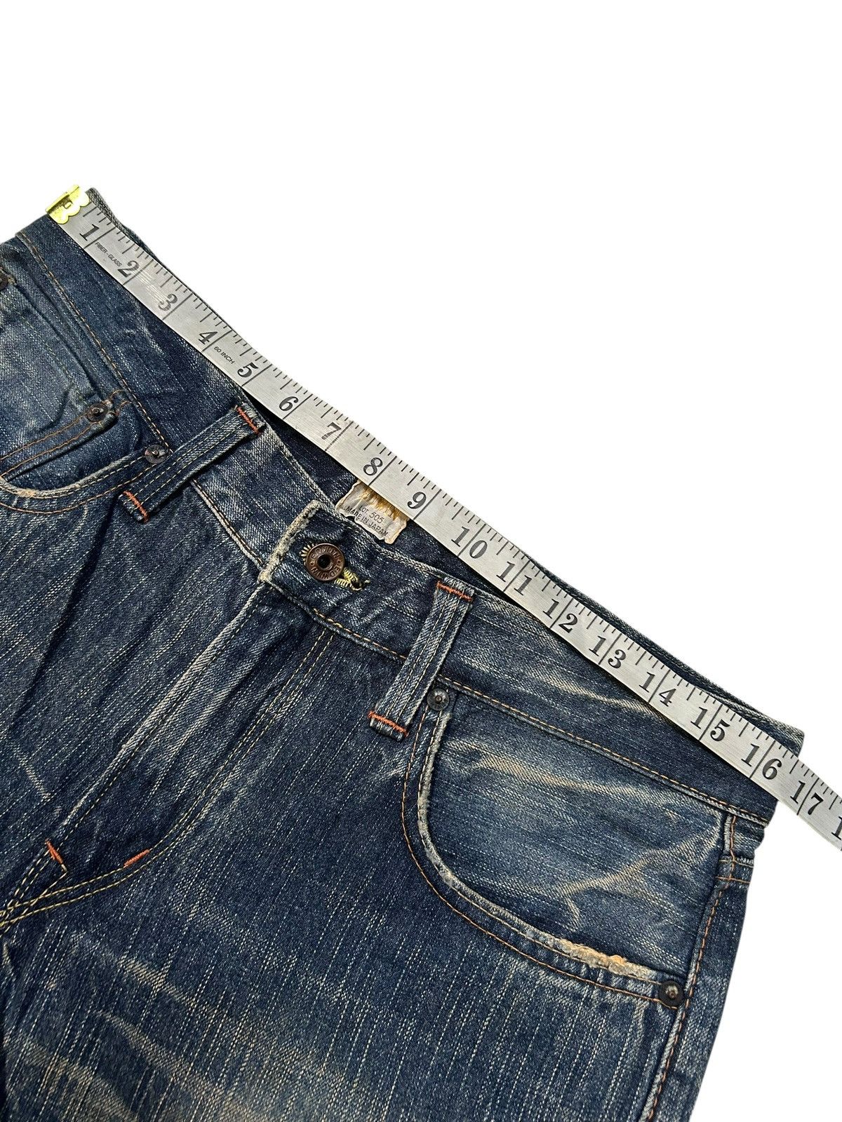 Edwin × Kapital × Vintage Vintage Edwin Flare Japanese Punk Style Denim Jeans Size US 33 - 14 Thumbnail
