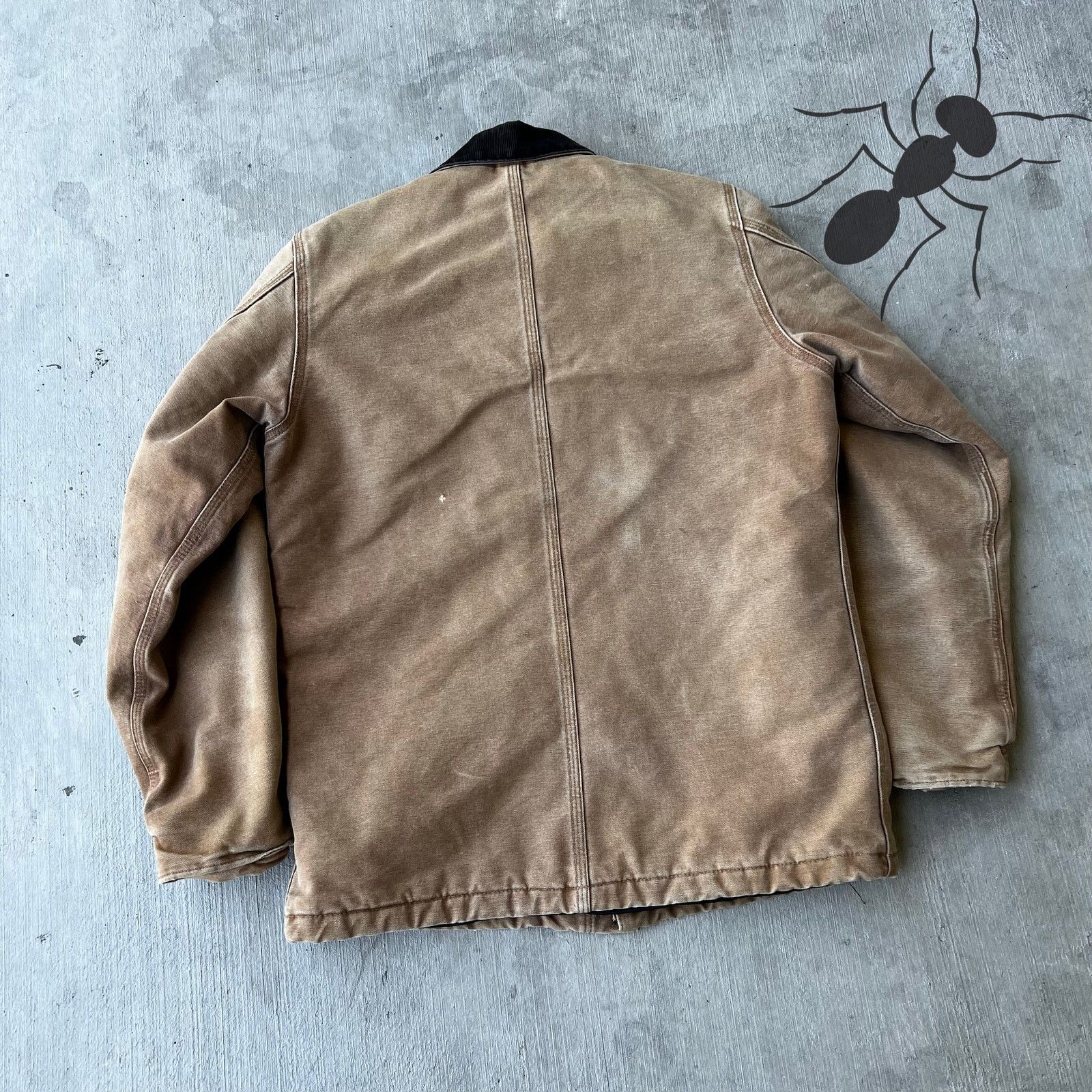 Carhartt × Vintage Carhartt YOUTH YYC26 BRN brown arctic work wear jacket Size US XS / EU 42 / 0 - 6 Thumbnail