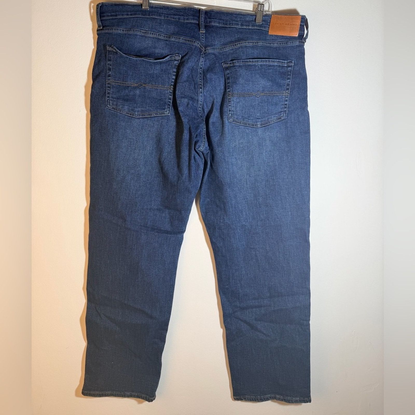 Lucky Brand Lucky Brand Men's Straight 221 Blue Jeans Size US 40 / EU 56 - 4 Thumbnail