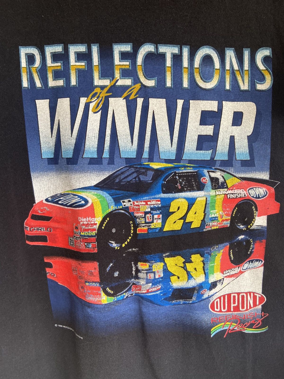 NASCAR × Vintage Vintage Jeff Gordon NASCAR Tshirt Size US XL / EU 56 / 4 - 4 Thumbnail