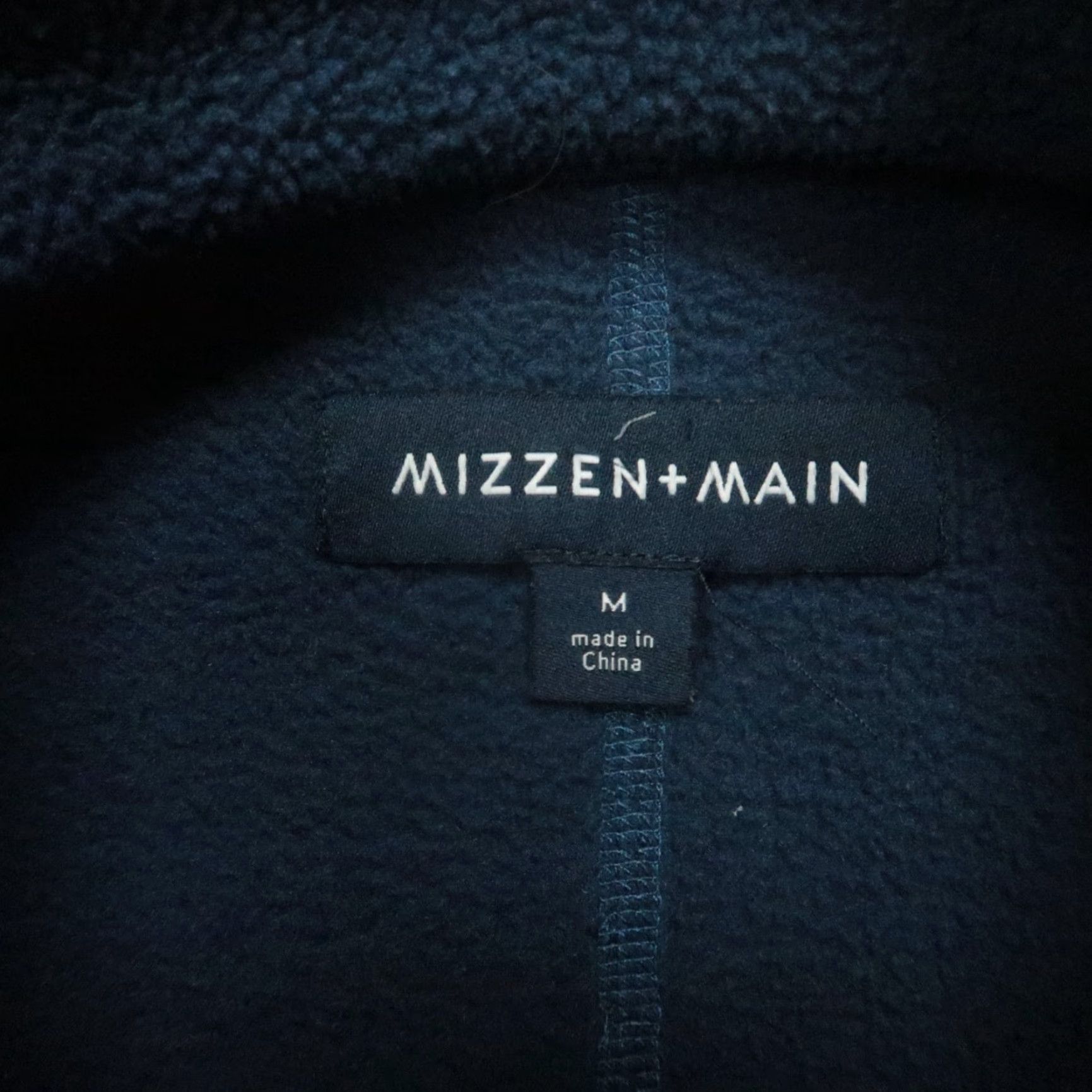 Mizzen+Main Mizzen+Main Jacket Mens Medium Blue Full Zip Pockets Alpine Fleece Size US M / EU 48-50 / 2 - 3 Thumbnail