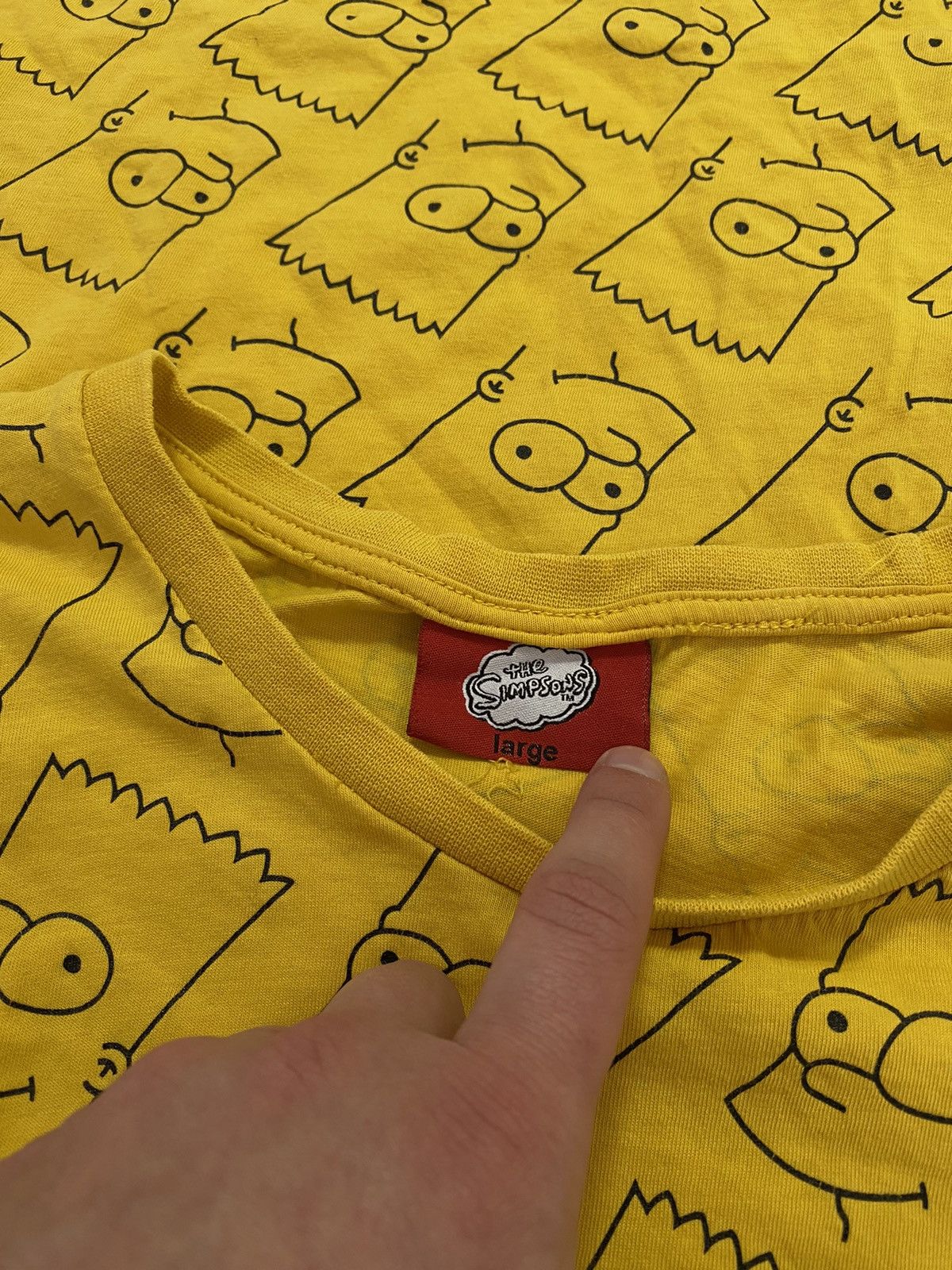 Cartoon Network × The Simpsons 🟡 T-Shirt The Simpsons Monogram Bart Size US L / EU 52-54 / 3 - 4 Thumbnail