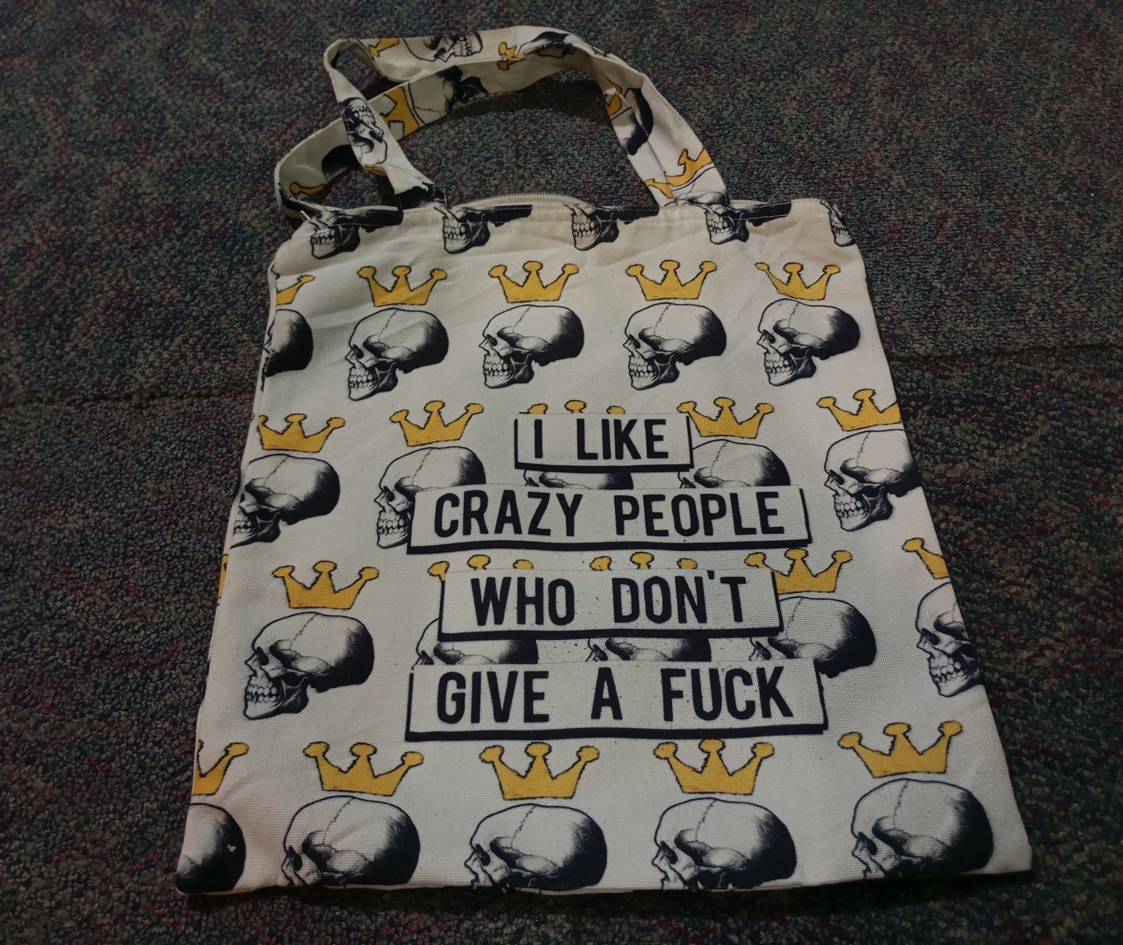 Other Unbranded Skulls Tote Bag Size ONE SIZE - 2 Thumbnail