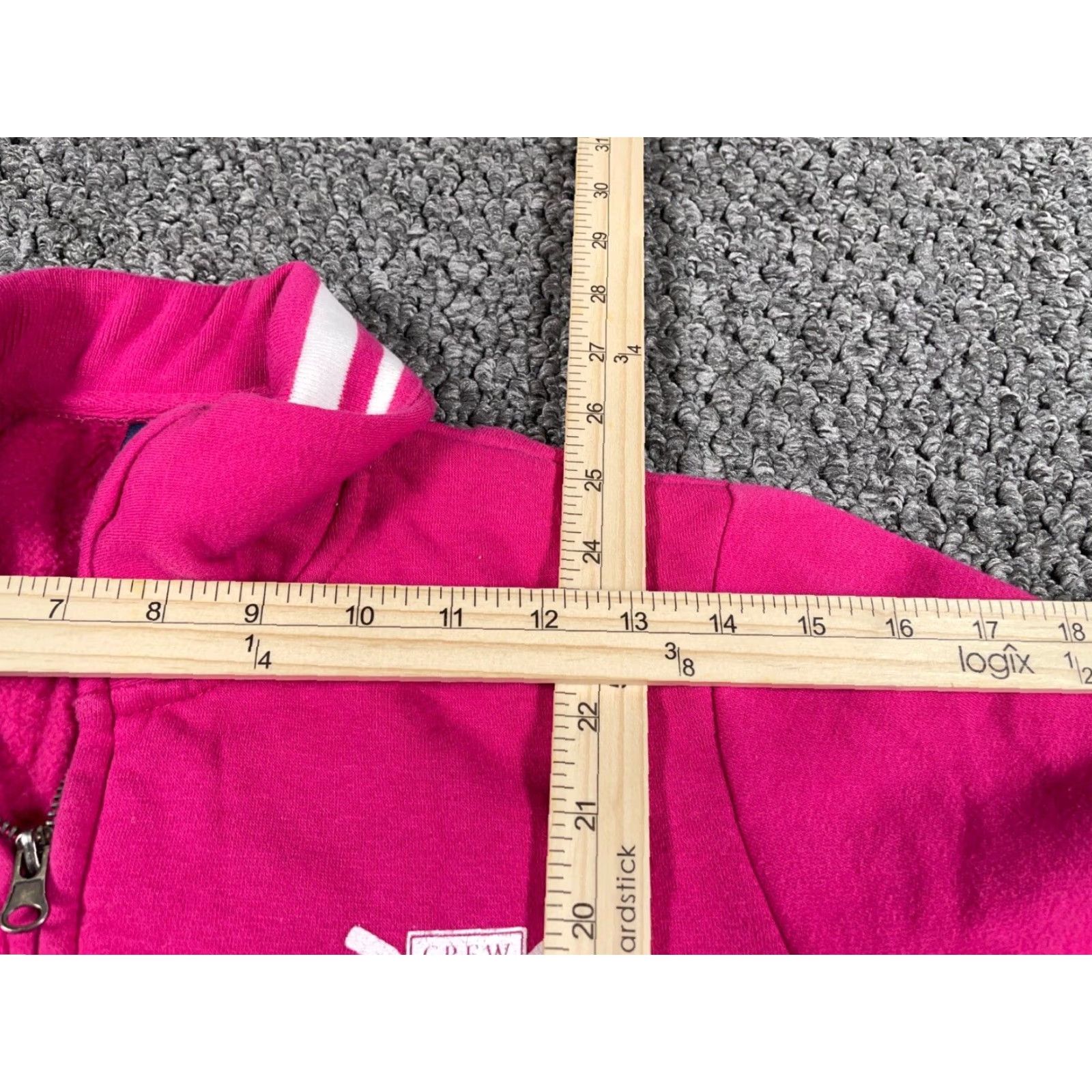 Champion Champion Sweatshirt Crew Crest Zip Pink XL Women's Regular Hallmark: Retro, Hipster - Full Zip, Lightweight, Activewear, Casual Size XL / US 12-14 / IT 48-50 - 6 Thumbnail