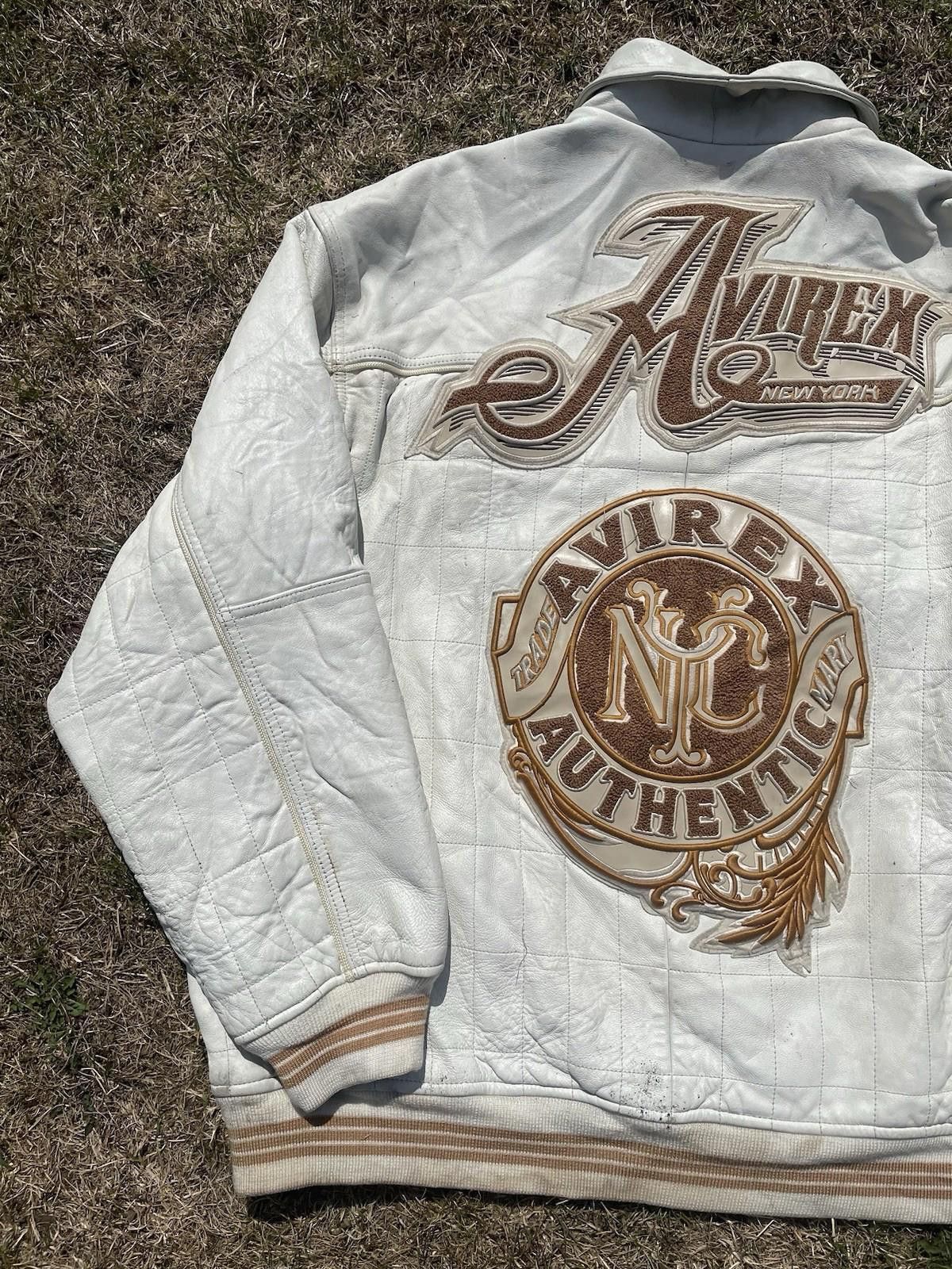 Avirex Vintage 90s Hip Hop Avirex Leather Jacket Size US XXL / EU 58 / 5 - 3 Thumbnail