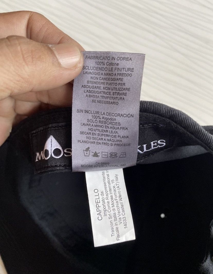 Moose Knuckles Moose Knuckles Logo Icon Black Cap Size ONE SIZE - 8 Thumbnail