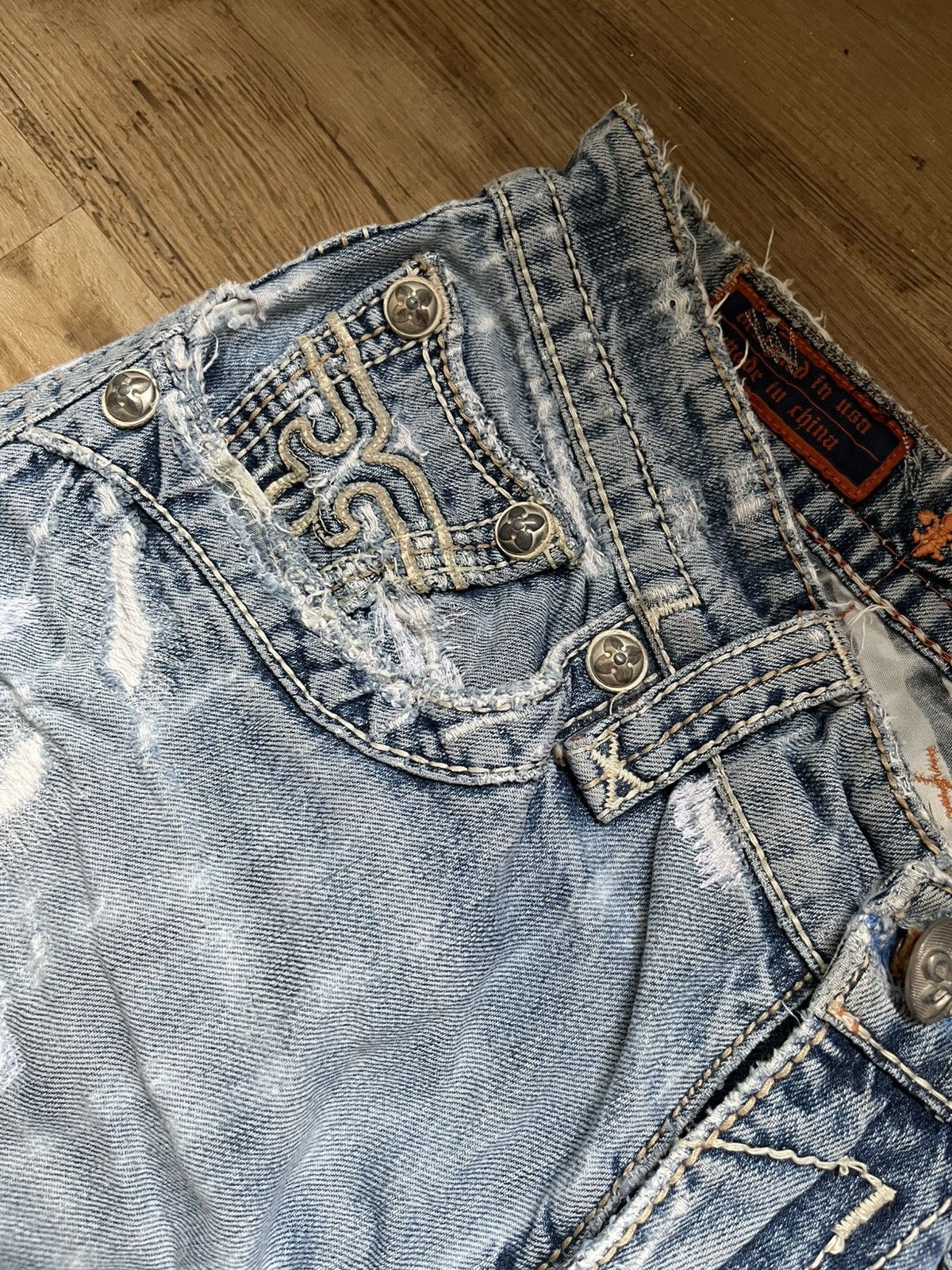 Rock Revival Rock Revial Custom Rework Jeans Size US 30 / EU 46 - 6 Thumbnail