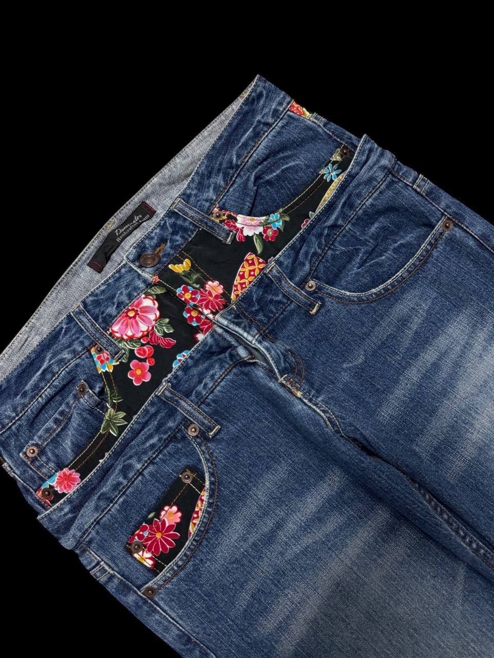 Beauty Beast RARE 90s Style Double Waist Dominate Sakura Style Mud-Washed Size US 30 / EU 46 - 6 Thumbnail