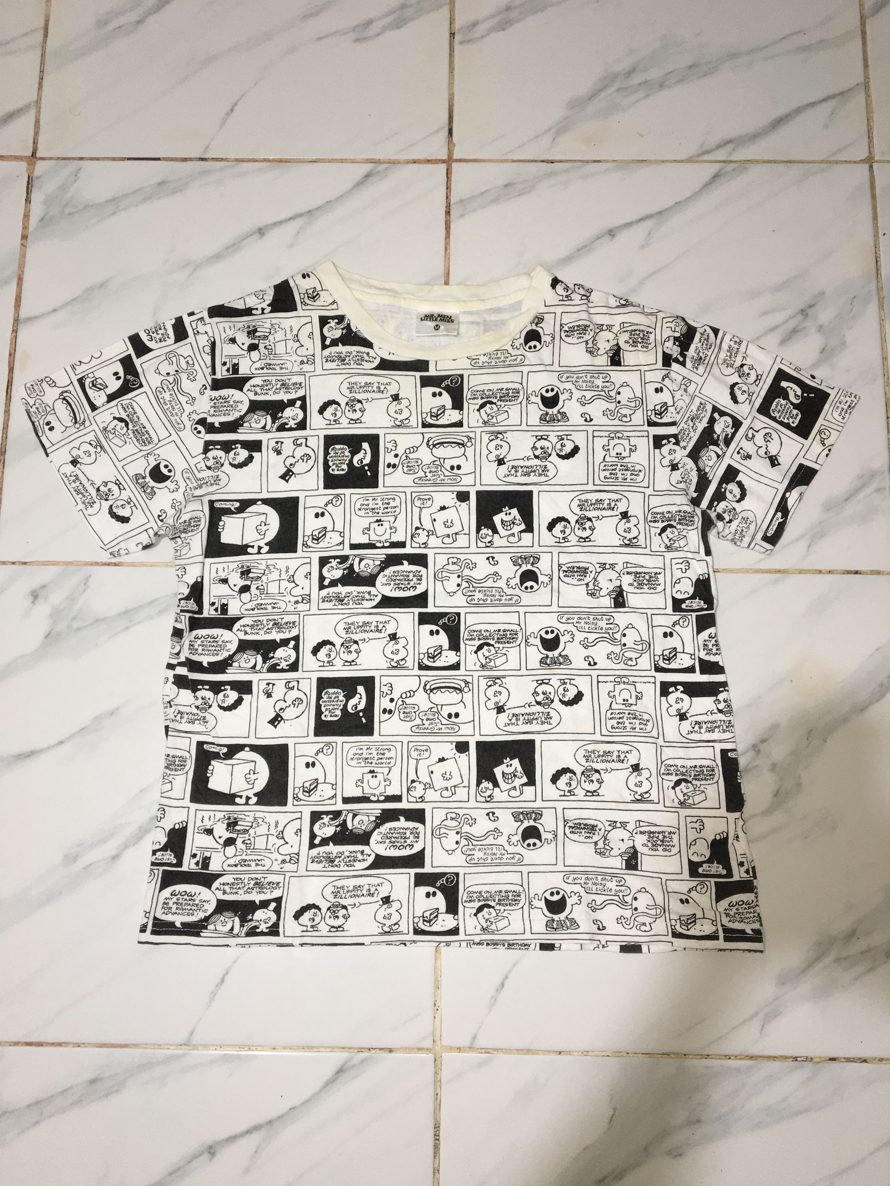 Japanese Brand Mr.Men Little Miss Japanese Tshirt Size US M / EU 48-50 / 2 - 1 Thumbnail