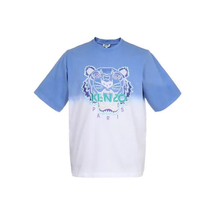KENZO Gradient Tiger Embroidery Short Sleeve T-Shirt -2507