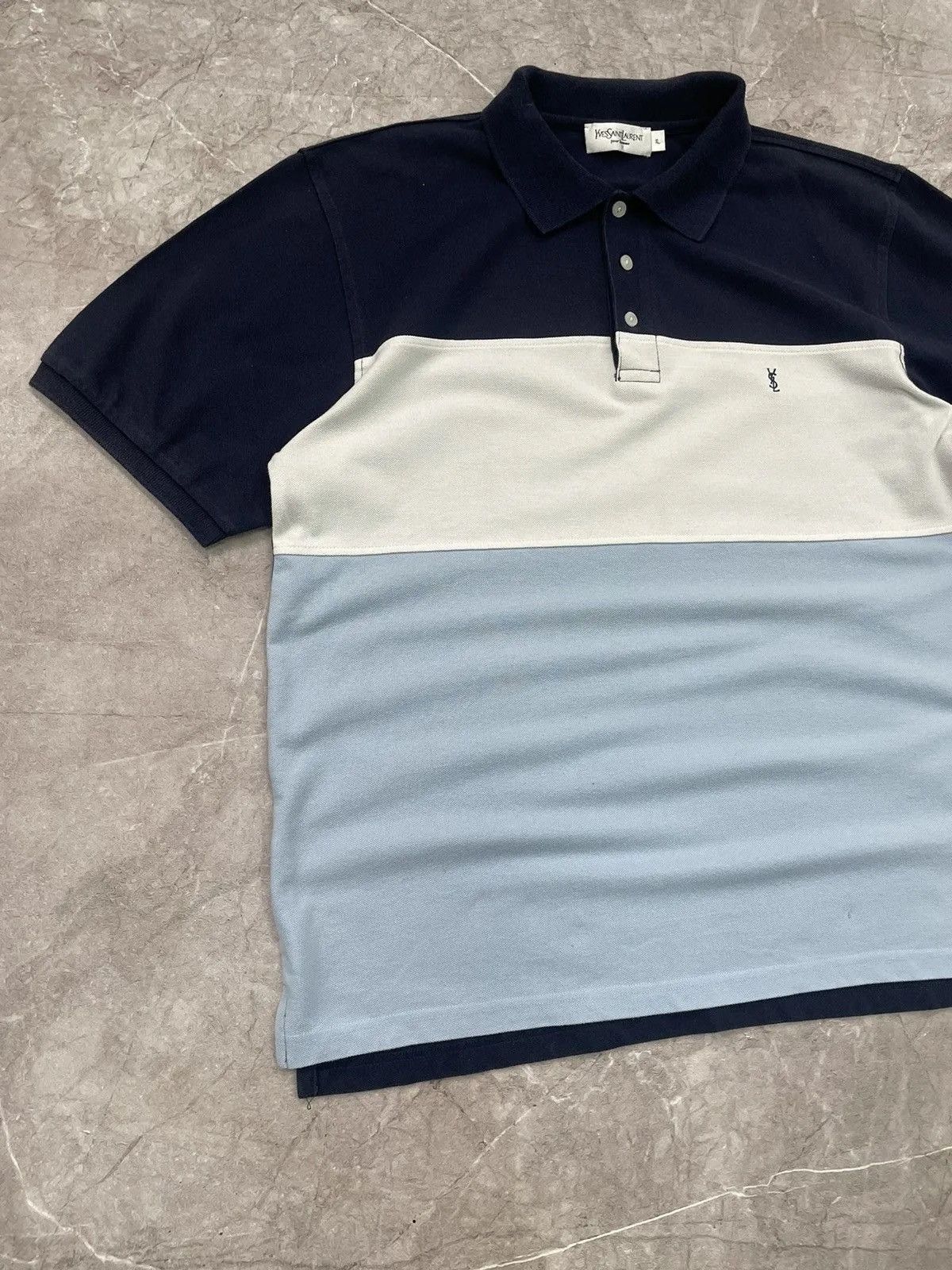 Yves Saint Laurent Vintage old money polo Yves Saint Laurent mini logo Size US XL / EU 56 / 4 - 2 Thumbnail
