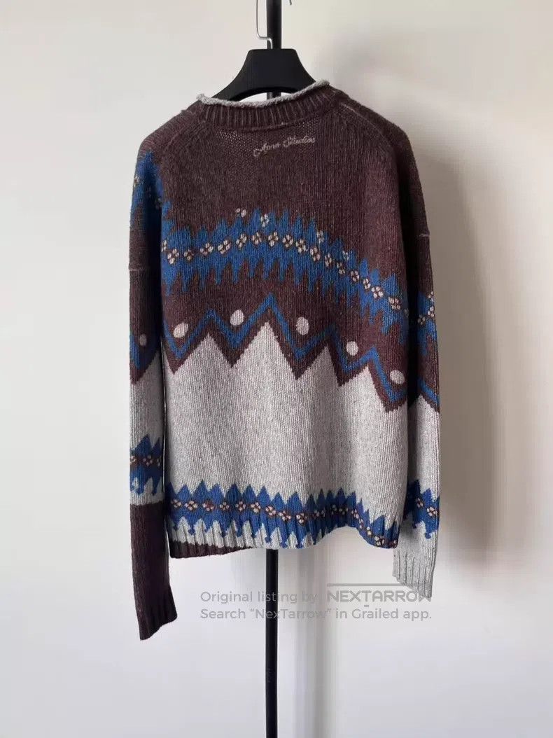 Acne Studios Acne Studios V-Neck Knit Casual Top with Hanging Loose Fit Size XS / US 0-2 / IT 36-38 - 2 Thumbnail