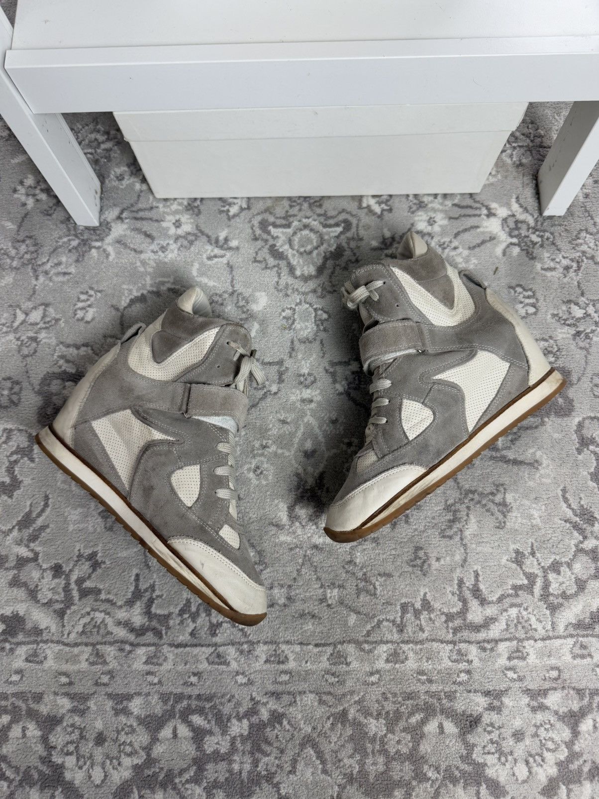 Japanese Brand Vintage y2k High top wedge isabel marant Beckett style shoes Size US 8 / IT 38 - 2 Thumbnail