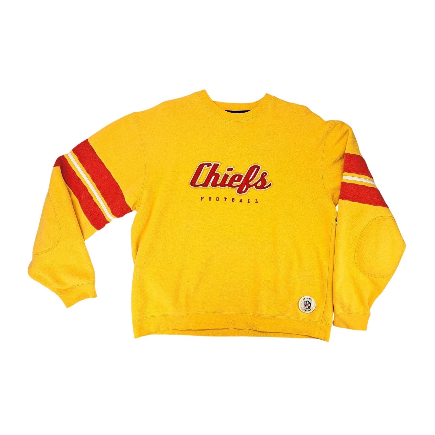 Reebok Vintage Kansas City Chiefs Gold Sweatshirt Gridiron Classic Size US M / EU 48-50 / 2 - 1 Thumbnail