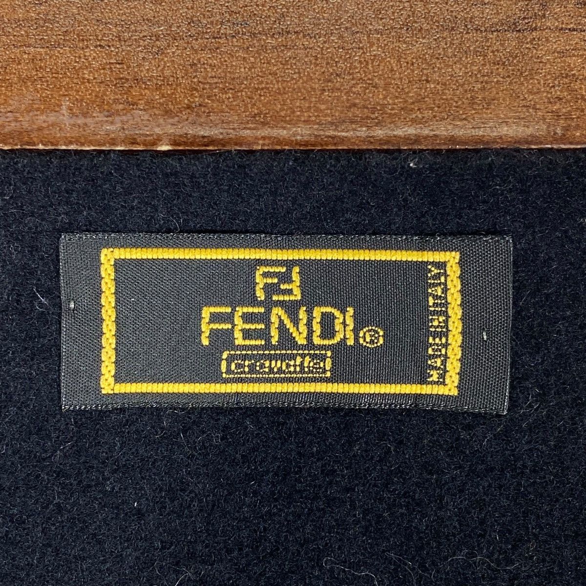 Fendi × Vintage Vintage Fendi Zucca Logo Made In Italy Scarf Muffler Size ONE SIZE - 6 Thumbnail