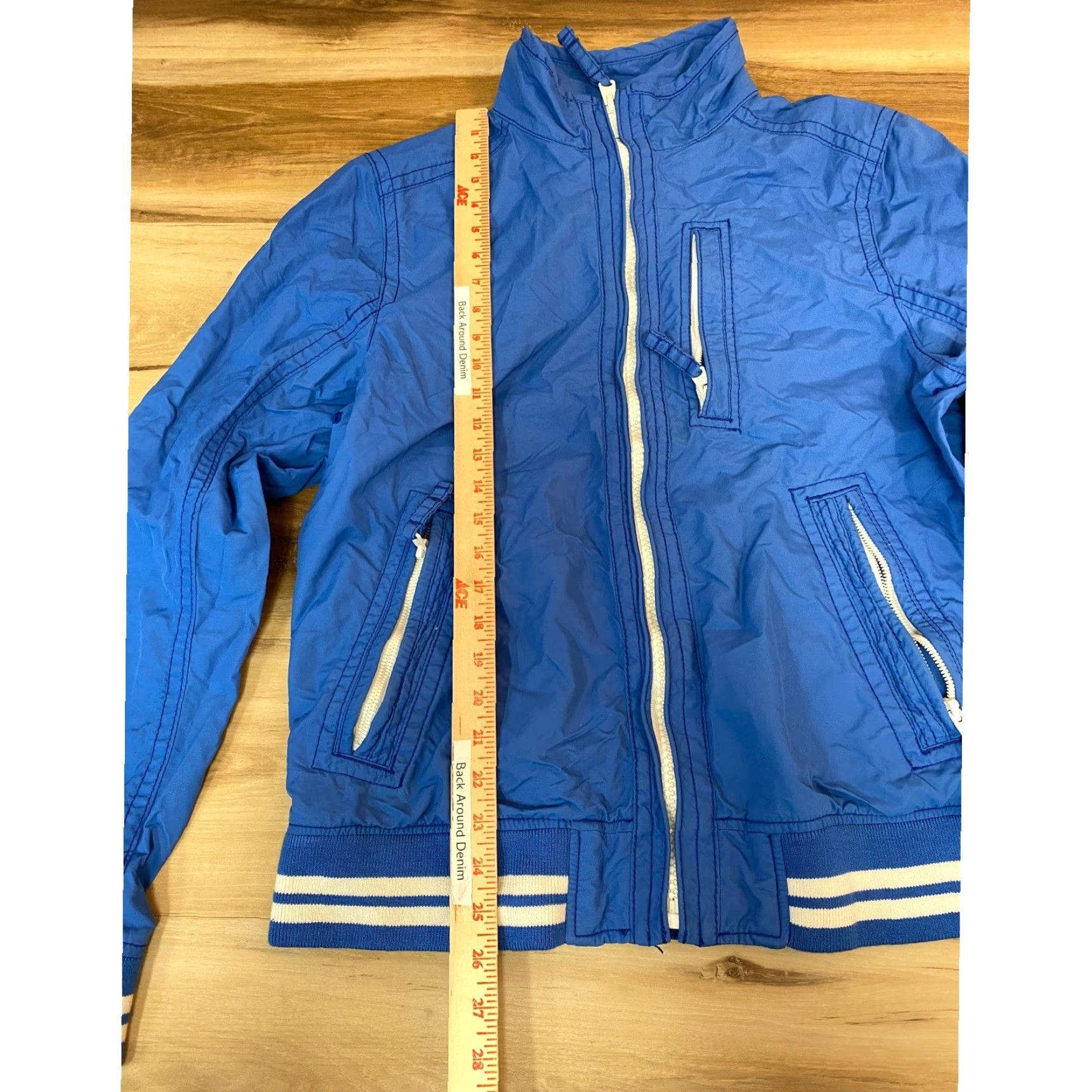 Abercrombie & Fitch Abercrombie Fitch Jacket Mens XL Blue Lightweight Windbreaker ZIP Stand-Up Collar Zipper Pockets Size US XL / EU 56 / 4 - 4 Thumbnail