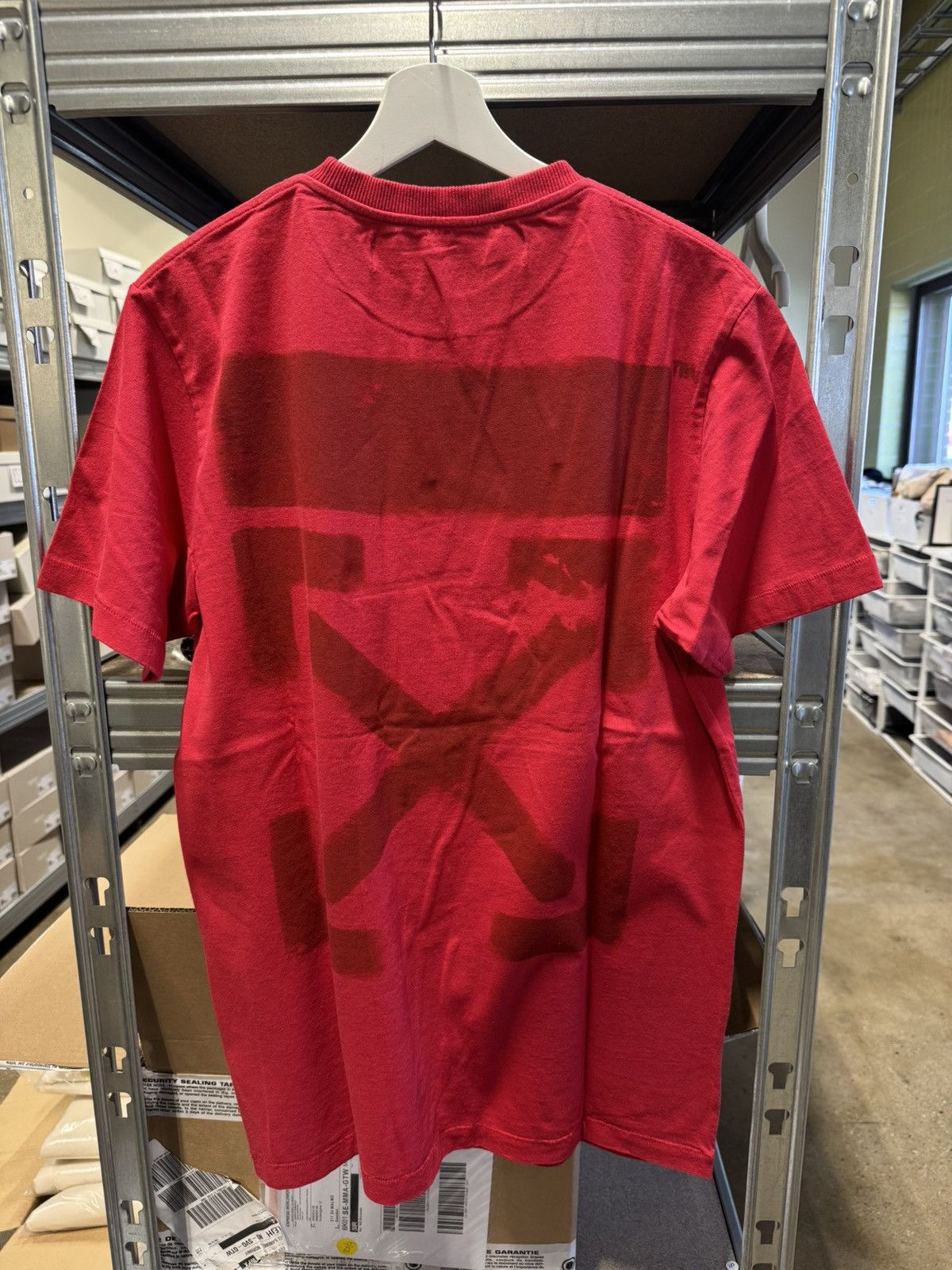 Off-White Off-White Arrow T-Shirt NEW 500$ Size US M / EU 48-50 / 2 - 1 Thumbnail