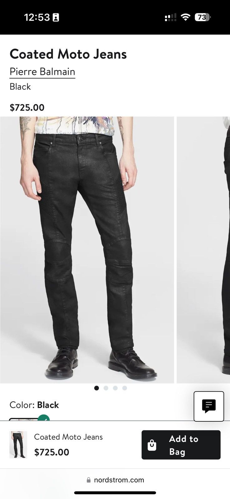 Balmain BALMAIN COATED MOTO JEANS 🔥©️ Size US 36 / EU 52 - 11 Thumbnail