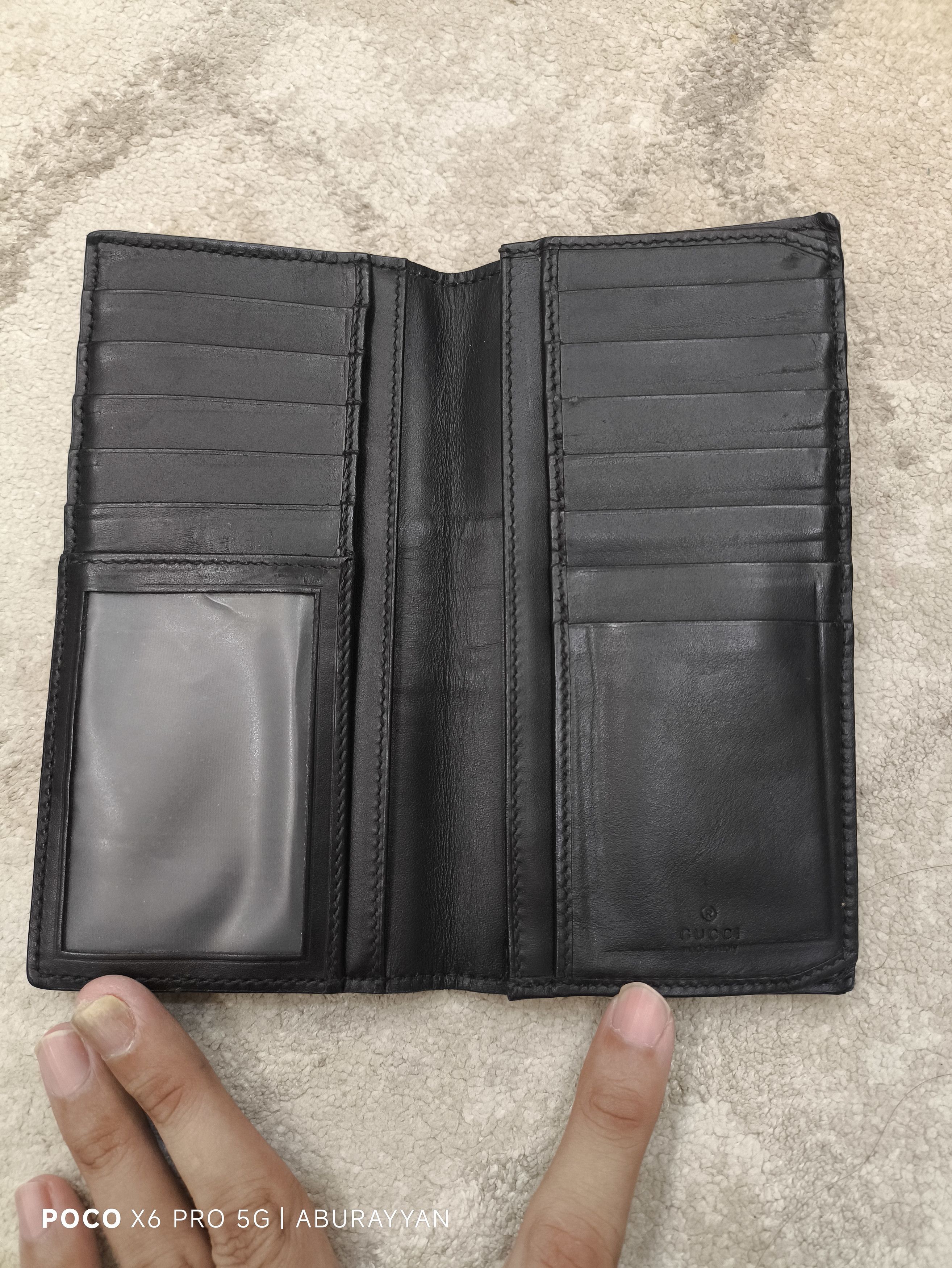 Gucci Gucci Black GG Supreme Web Long Wallet Multiple colors Size ONE SIZE - 3 Thumbnail